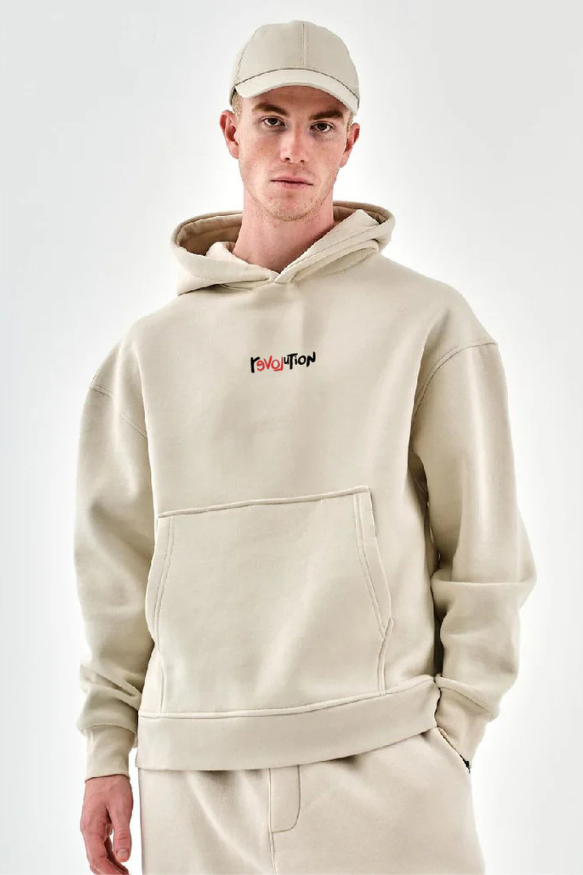 Wish BF Revolution Baskılı Kapüşonlu Sweatshirt Hoodie