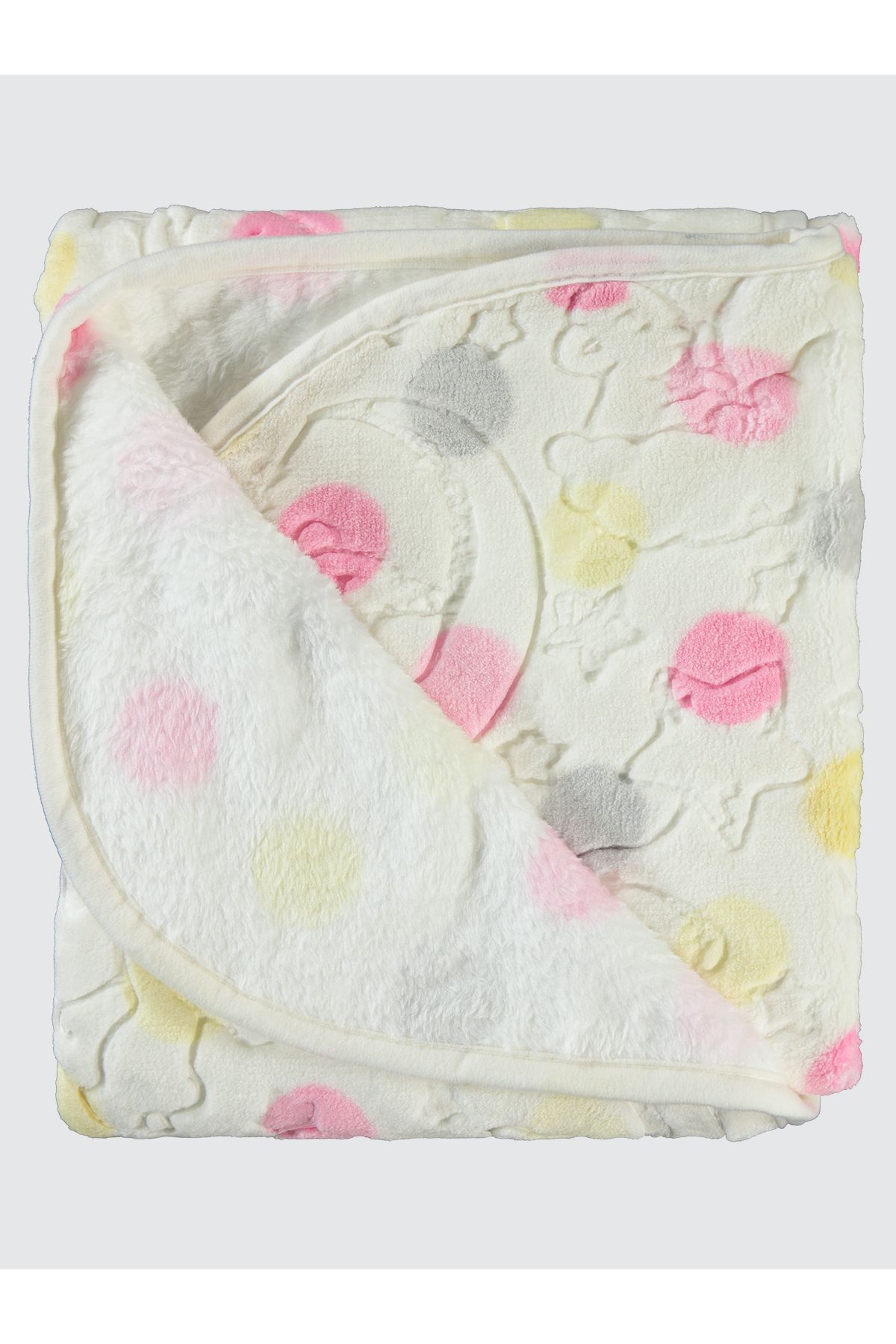 Civil Baby-Pink Cream Blanket 1