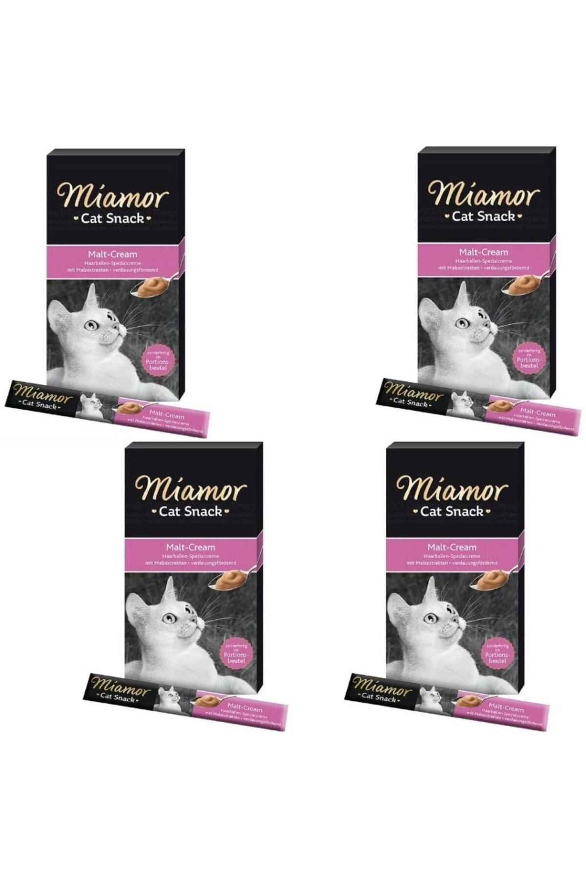 Miamor Cream Malt Likit Kedi Ödülü 6x15 Gr X 4 Adet