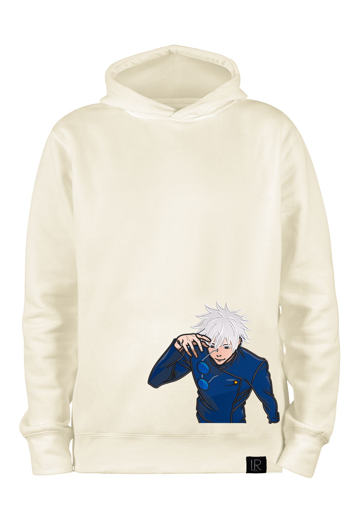 Loviras Gojo Satoru Hoodie – Jujutsu Kaisen Anime Tasarım, Oversize Unisex Sweatshirt, Yüksek Kalite