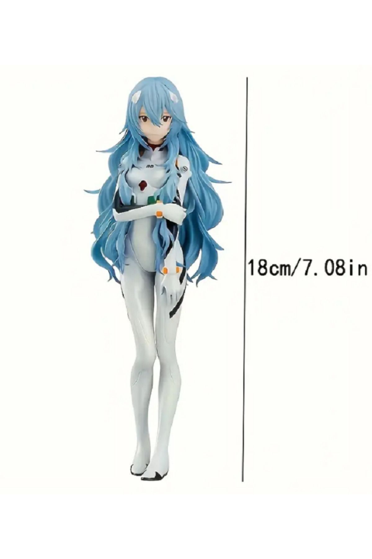 Sheinside Rei Ayanami Anime Figür Model Koleksiyonu Detaylı PVC Karakter Oyuncak