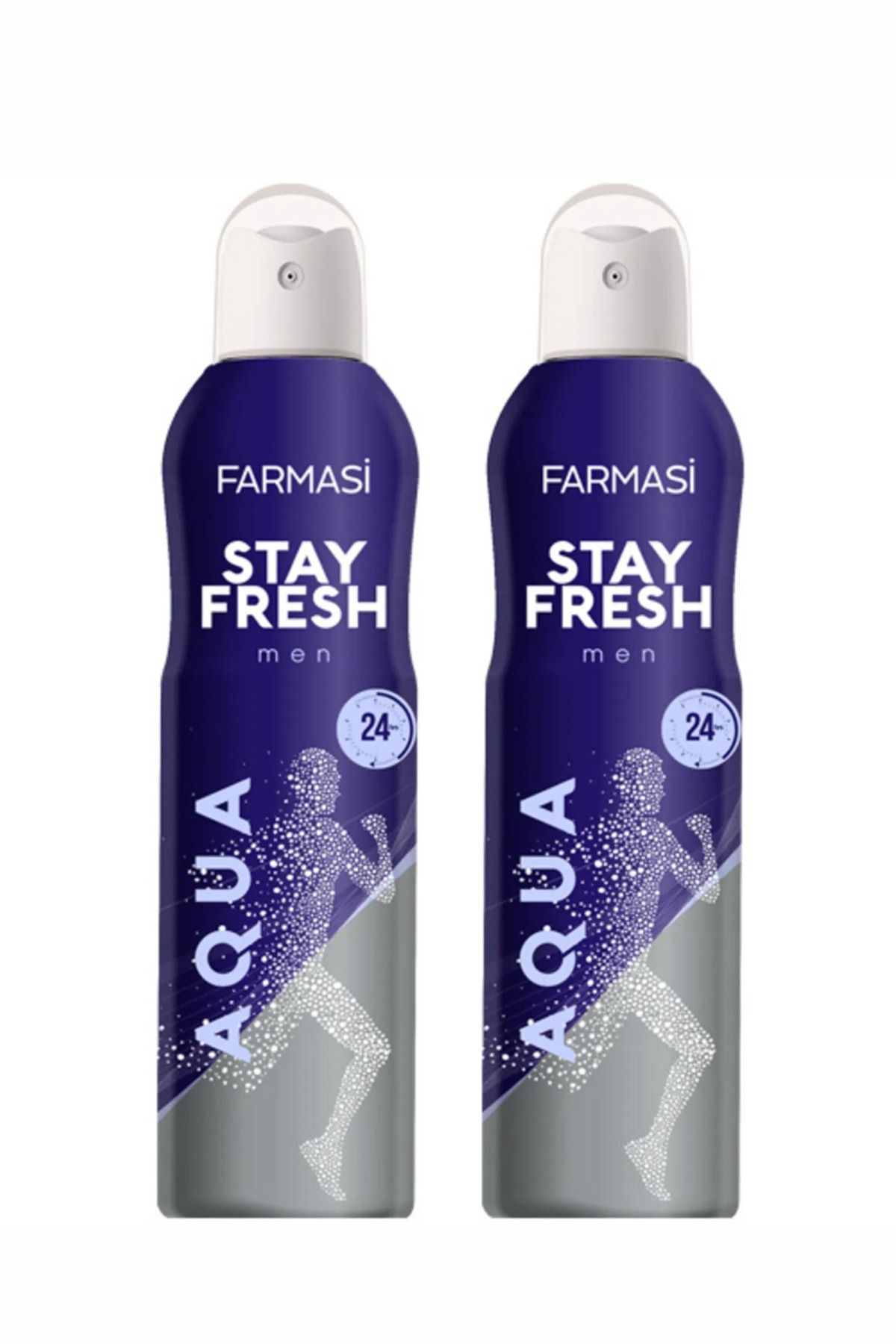دئودورانت - 2 بسته Stay Fresh Aqua Deodorant مردانه 150 میلی لیتر Farmasi