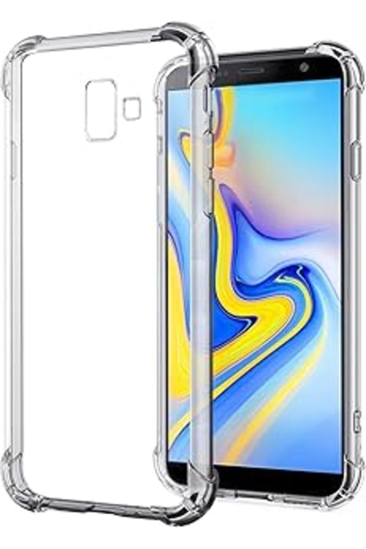 Ceet Markets Shock Absorbing Için Kılıf Galaxy J6 Plus Şeffaf [Galaxy J6 Plus Ile Uyumlu Kılı