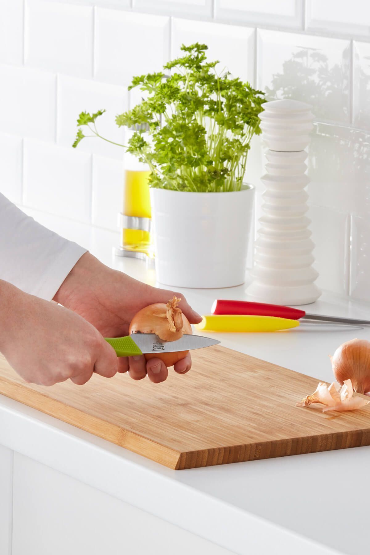 IKEA QUALİTY Soyma Bıçak Seti 3 Adet Paslanmaz çelik