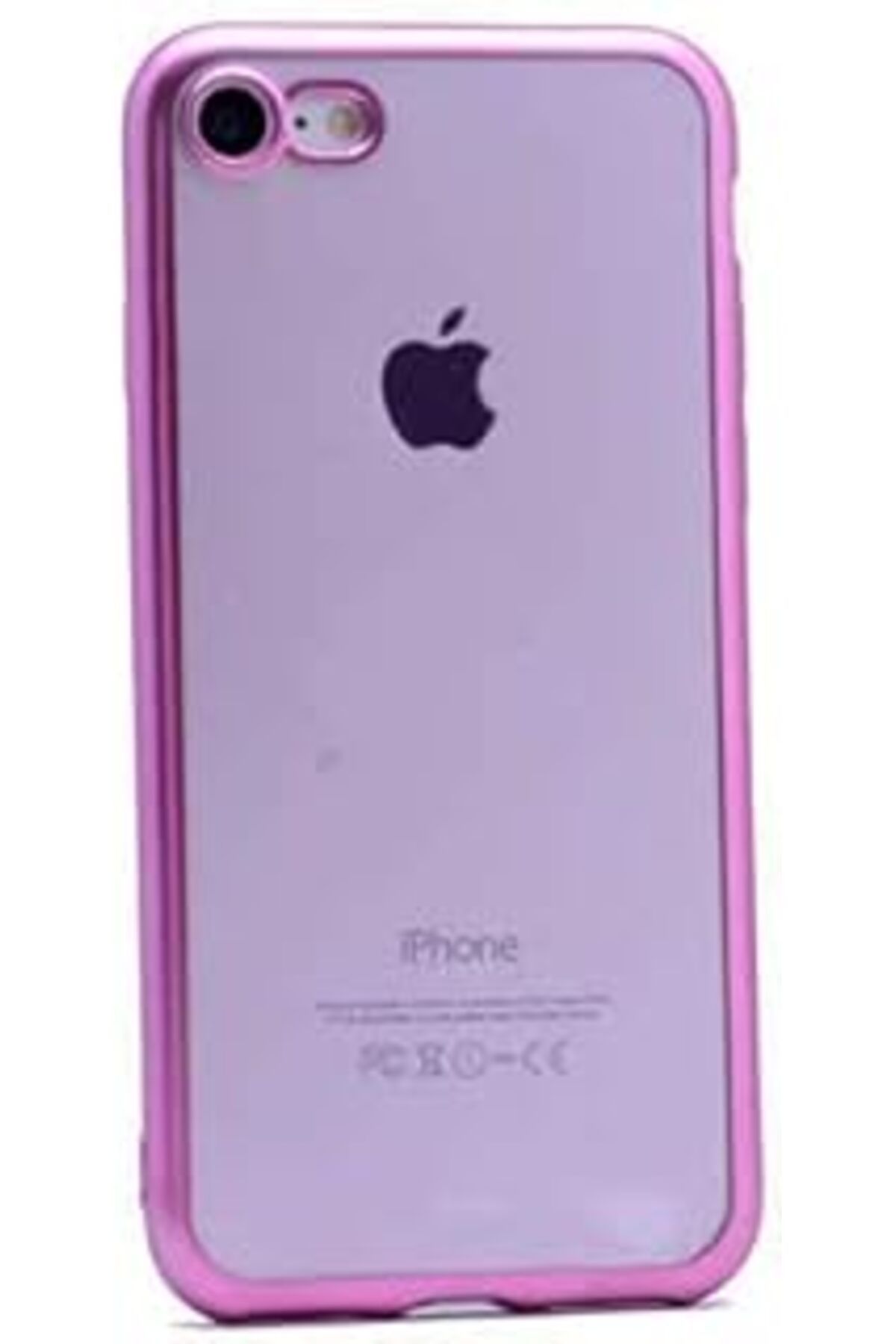 Ceet Markets Iphone 7/8 Uyumlu Lazer Kesim Yumuşak Silikon Kılıf (Pembe)