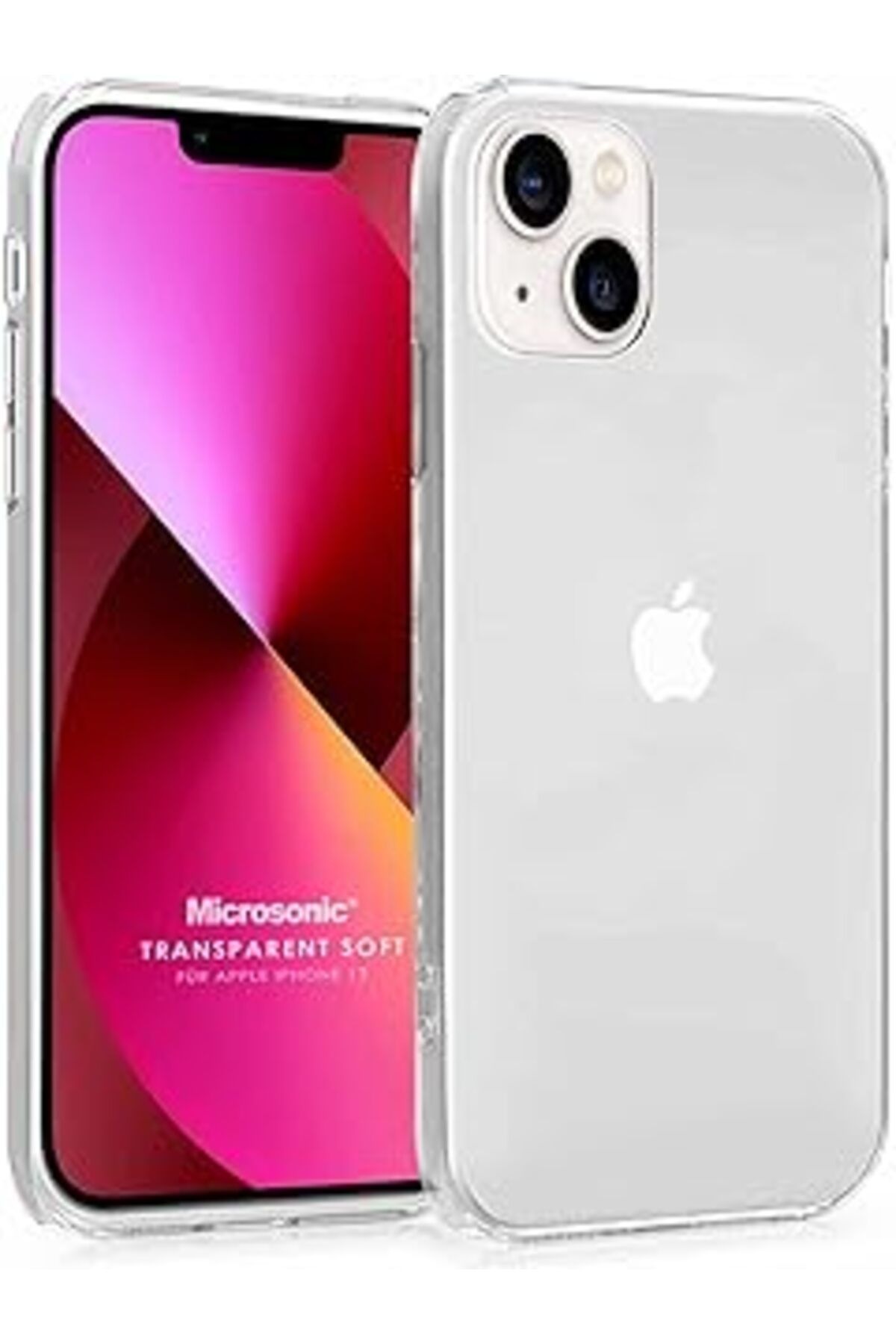 Ceet Markets Iphone 13 Için Kılıf Transparent Soft Beyaz [Iphone 13 Ile Uyumlu Kılıf - Şeffaf]