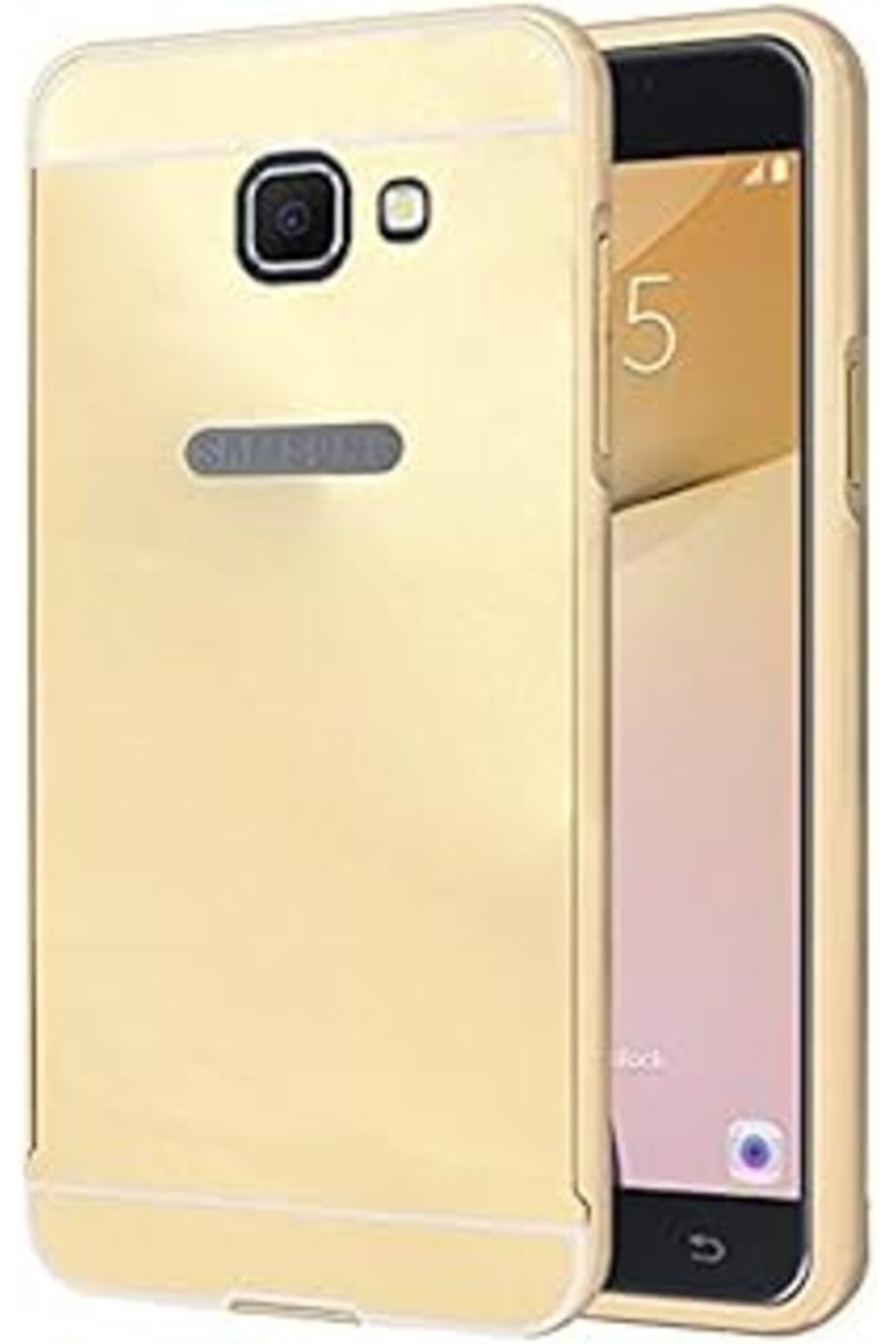 Ceet Markets 9667 Galaxy J5 Prime Kılıf Luxury Mirror, Altin