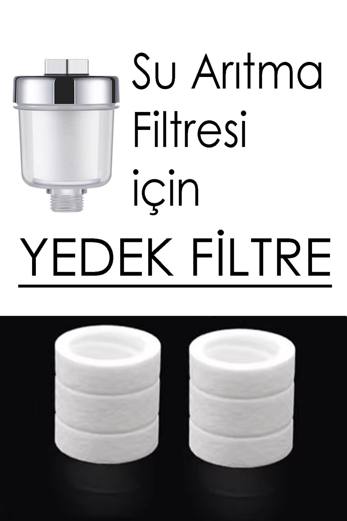 2'li Yedek Su Arıtma Filtreleri – Yalnızca Filtreli Arıtma Aparatı İçin Uyumlu Filtrelerdir