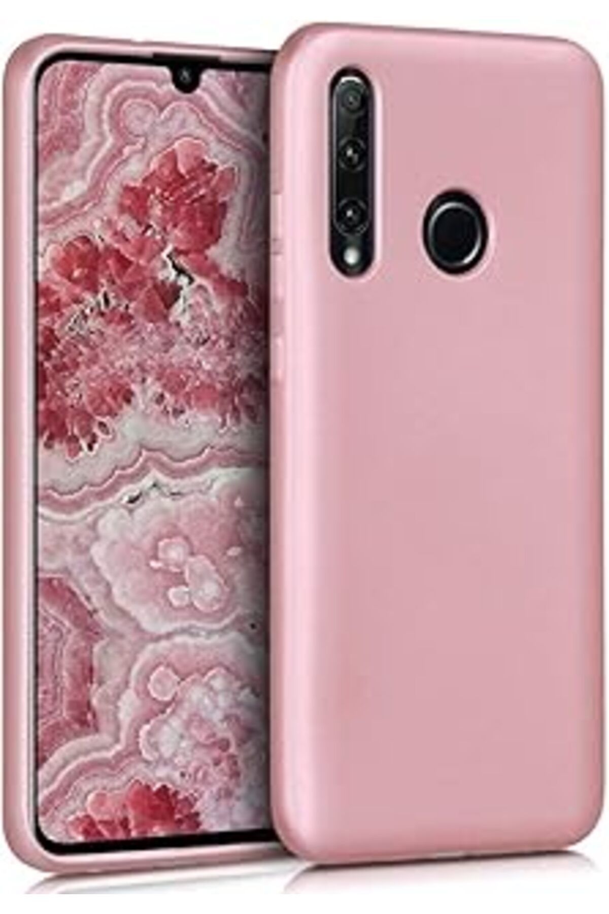 Ceet Markets Matte Silicone Huawei Honor 20 Lite Için Kılıf Rose [Honor 20 Lite Ile Uyumlu Kılıf