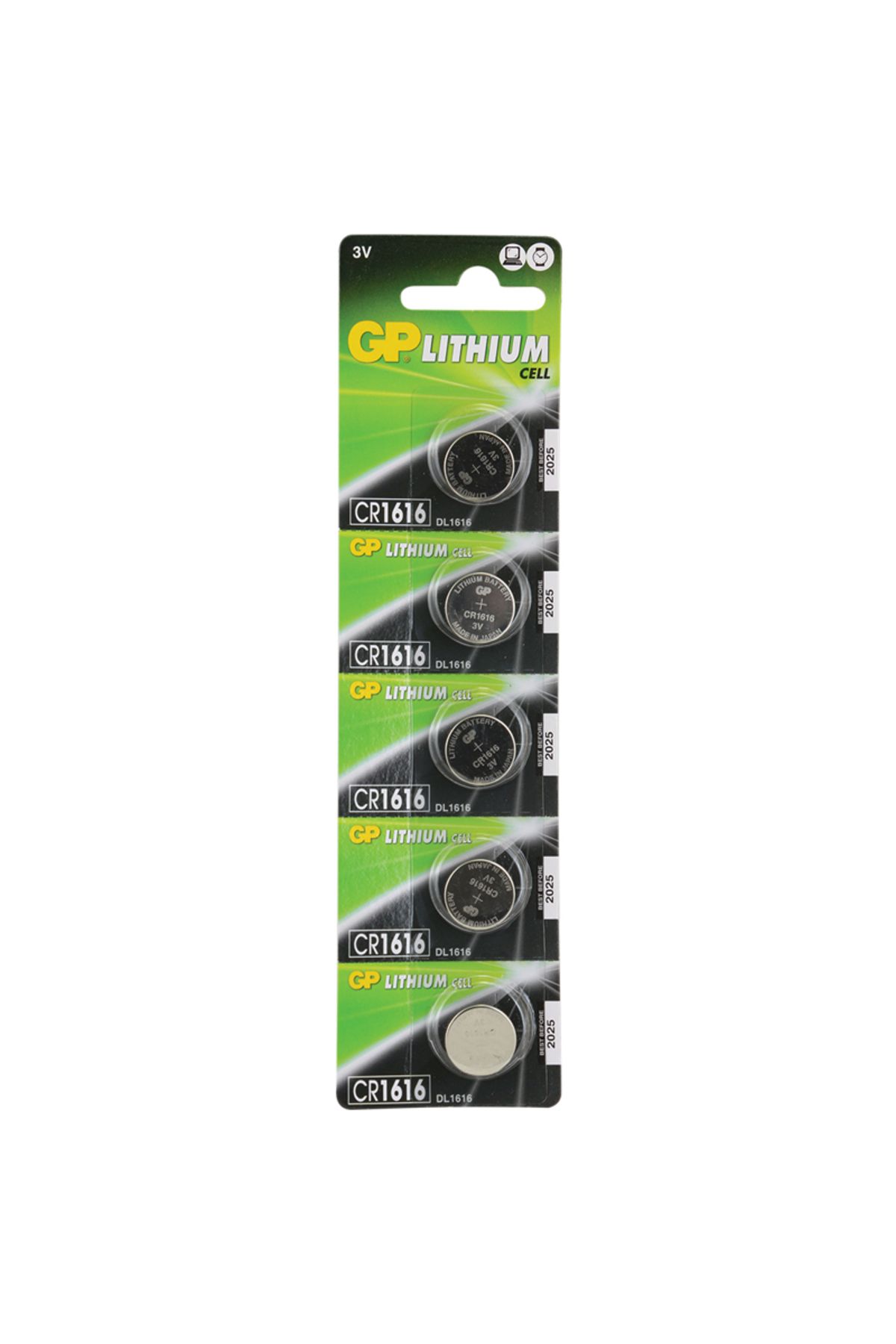 robotrend Gp Cr1616 3 Volt Lityum Pil (5Li Paket)