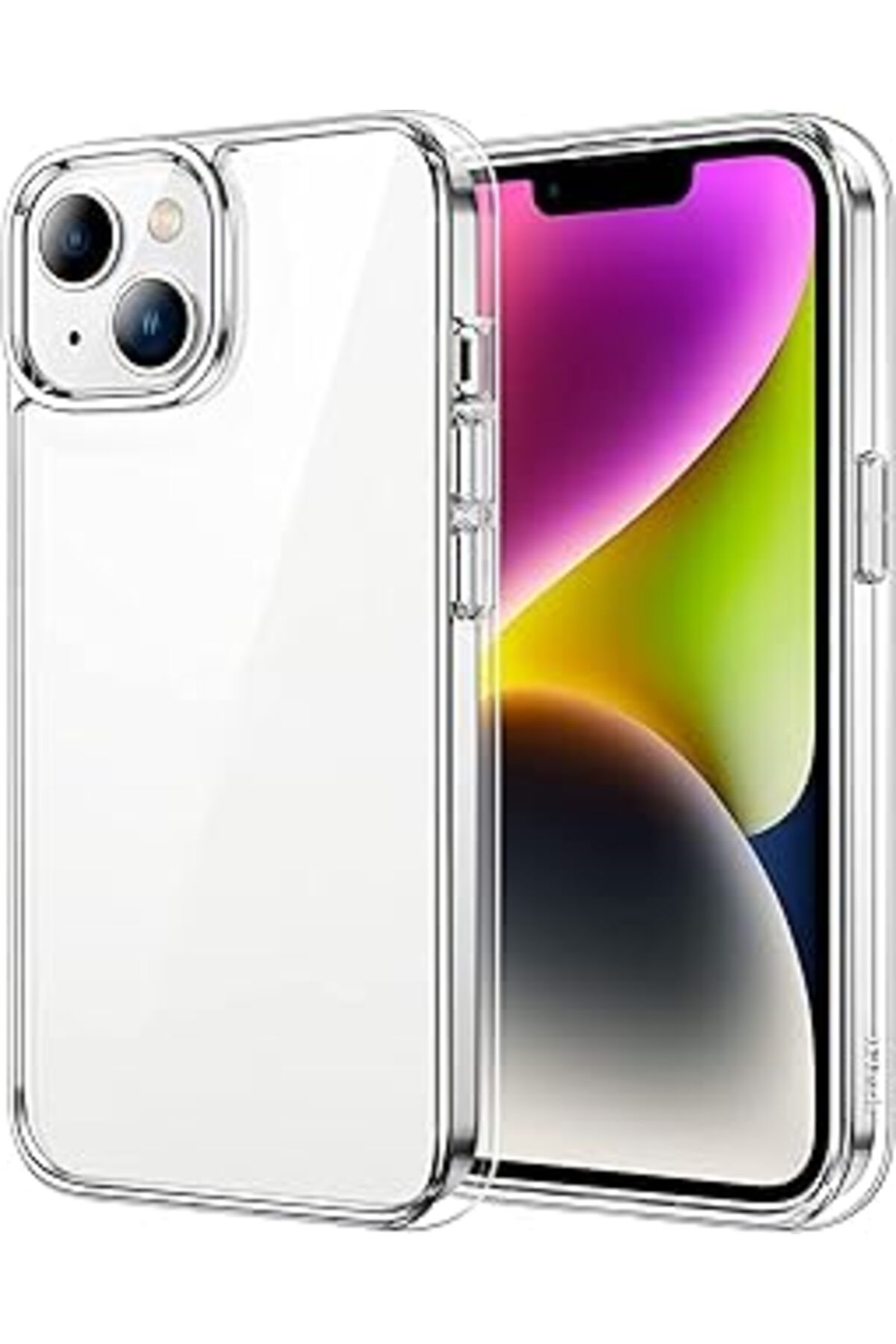 Ceet Markets Ggm Aksesuar Iphone 14 Şeffaf Kılıf 14 (6.1') Şeffaf Silikon Kılıf Transparent Iphone 14 Kılıfı Şef