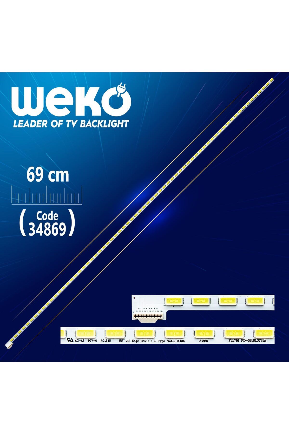 MAGNESİA 55 V12 Edge Rev1.1 1 L-Type 6920L-0001C - 66 Ledli 69 Cm - (Wk-327)