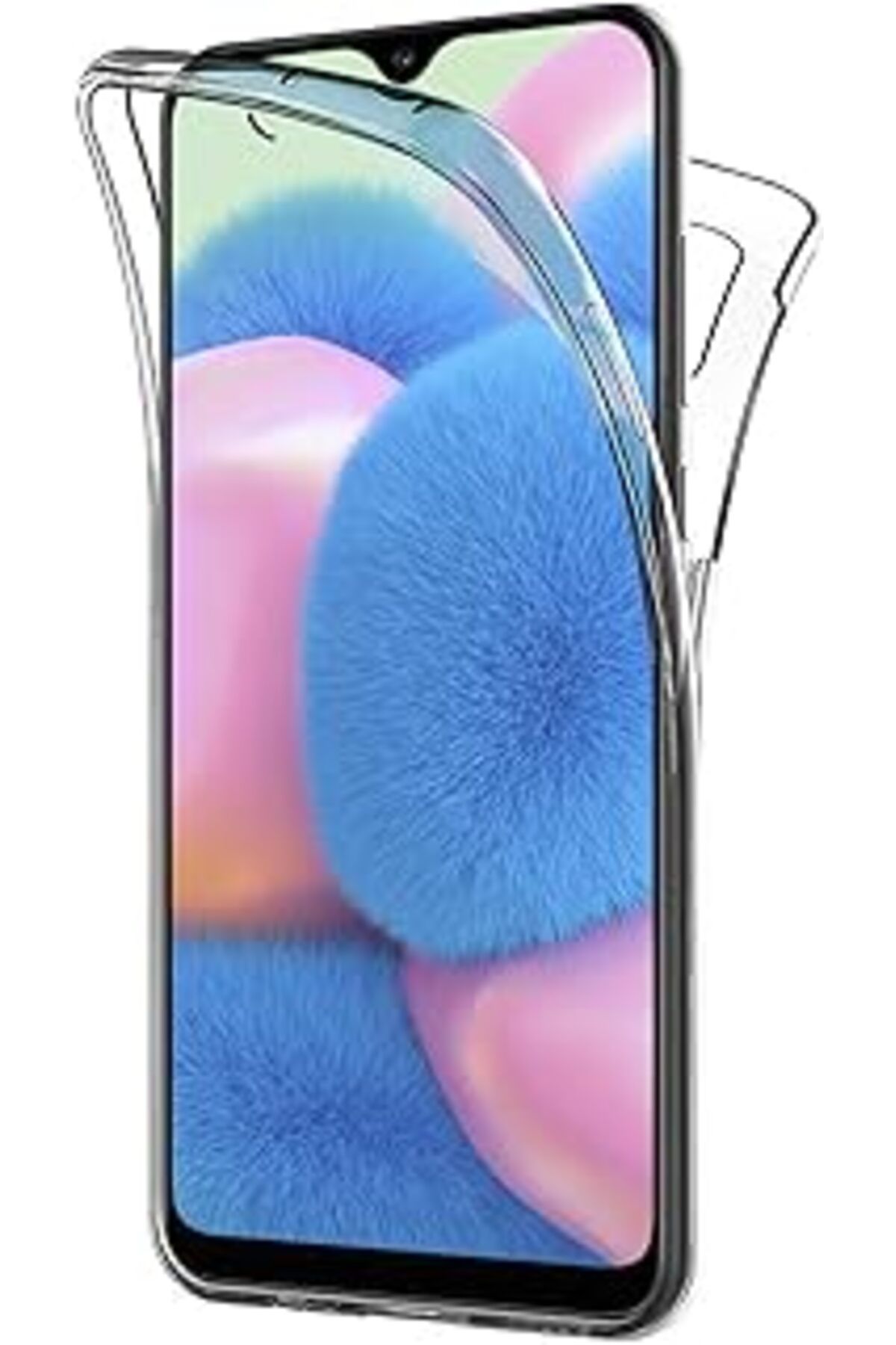 Ceet Markets Galaxy A30S Kılıf 6 Tarafı Tam Full Koruma 360 Clear Soft Şeffaf