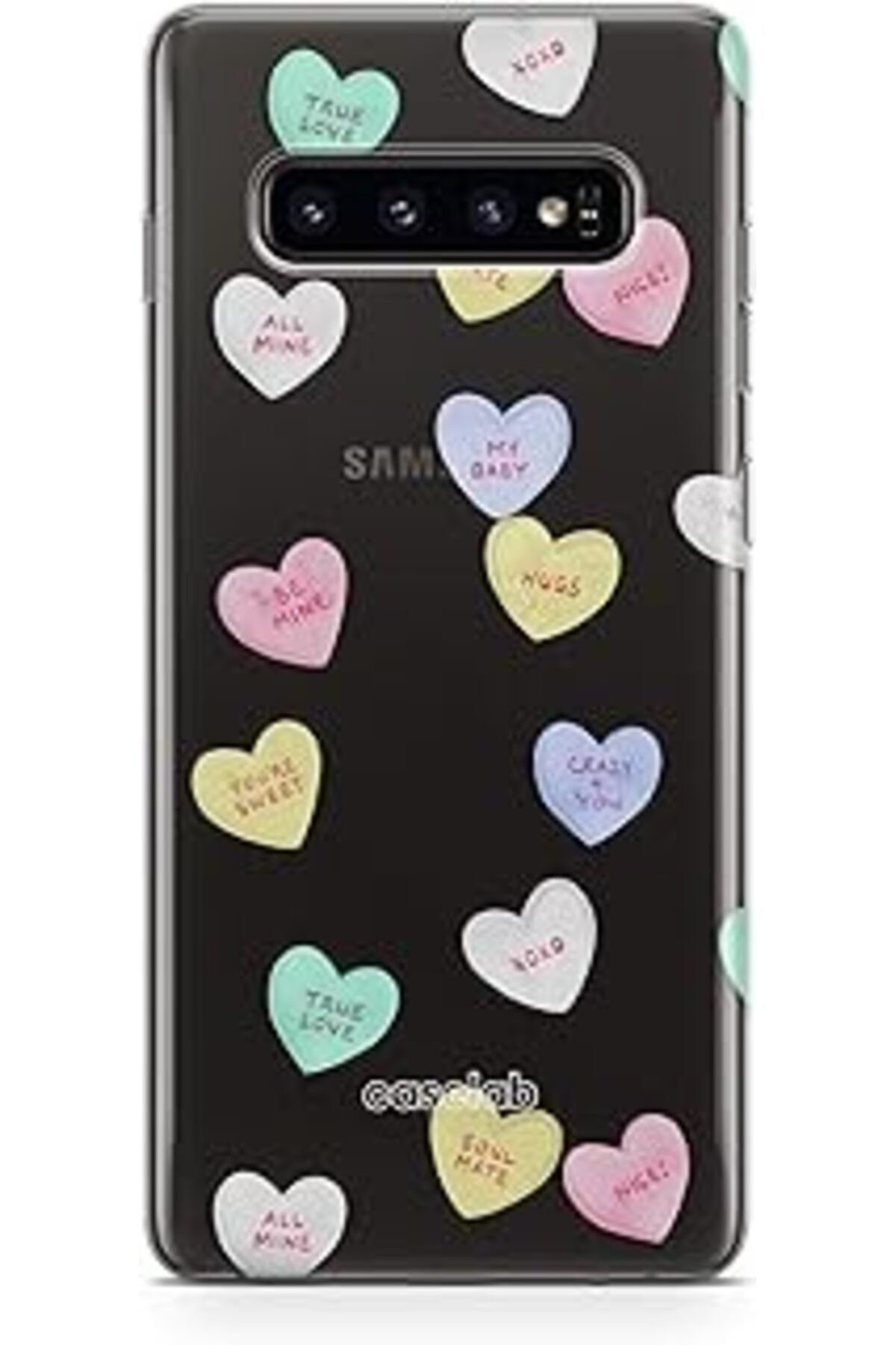 Ceet Markets Caseslab S10 Plus Şeffaf Telefon Kılıfı - Love Pills