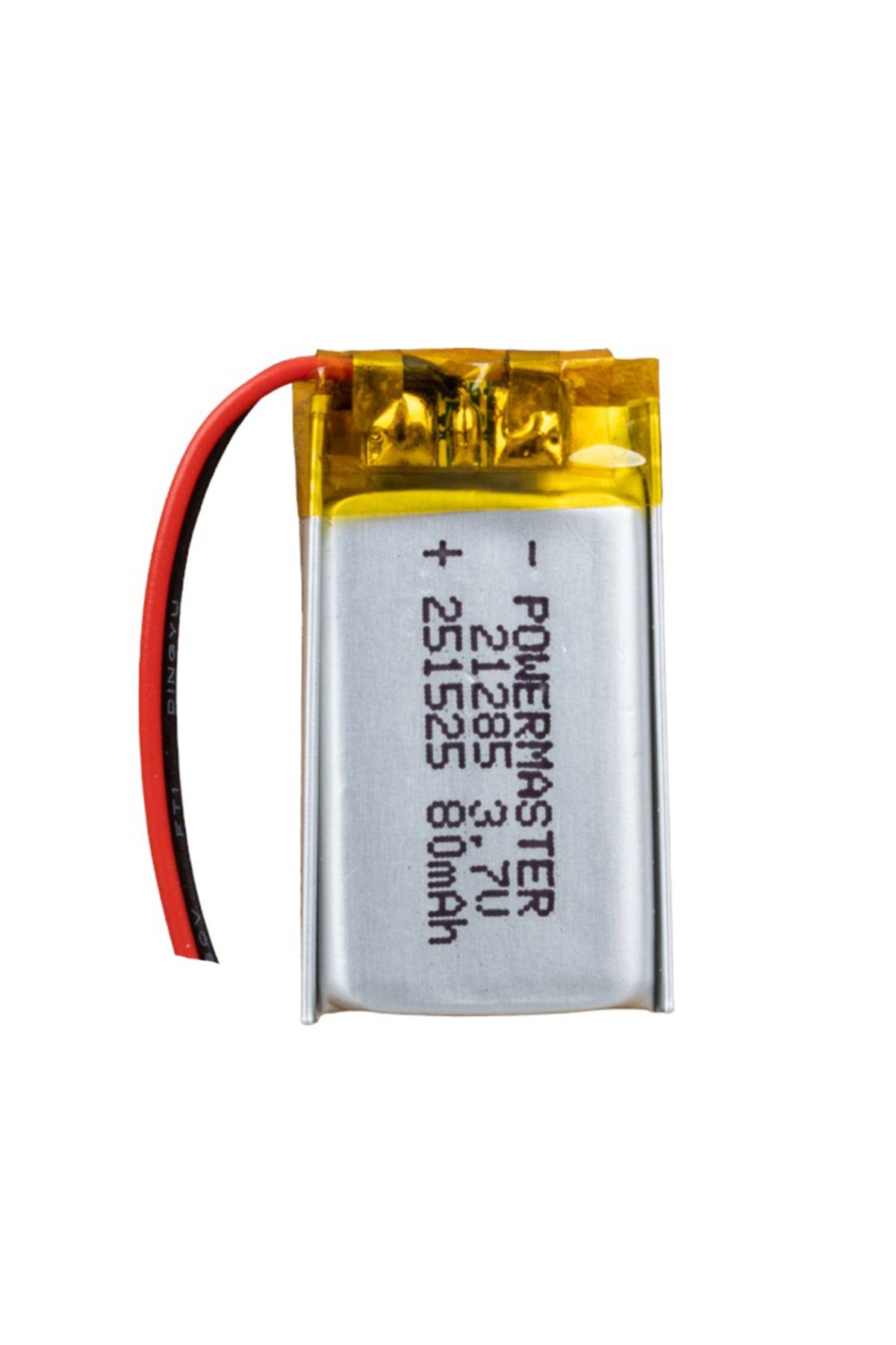 Serero 251525 3.7 Volt 80 Mah Lityum Polimer Pil