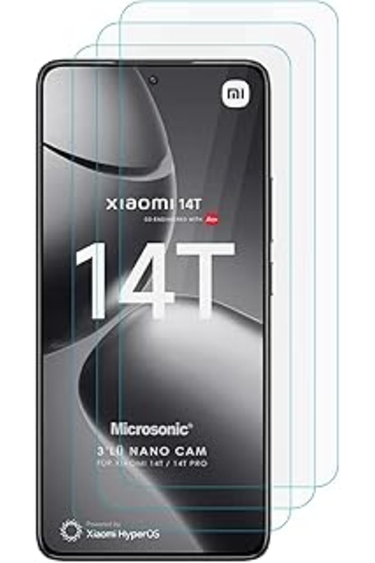 Ceet Markets 14T Pro Screen Protector Nano Glass Cam Ekran Koruyucu (3`Lü Paket) [14T Pro Ile