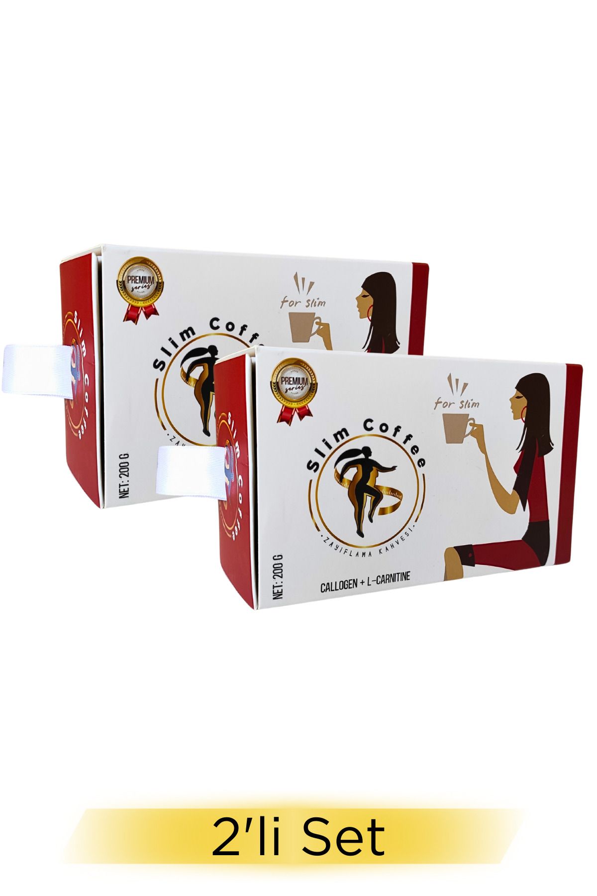 Slim Coffee 2'li Set Premium Detox Kahve Destekleyici Kahve Kilo Vermeye Yardımcı