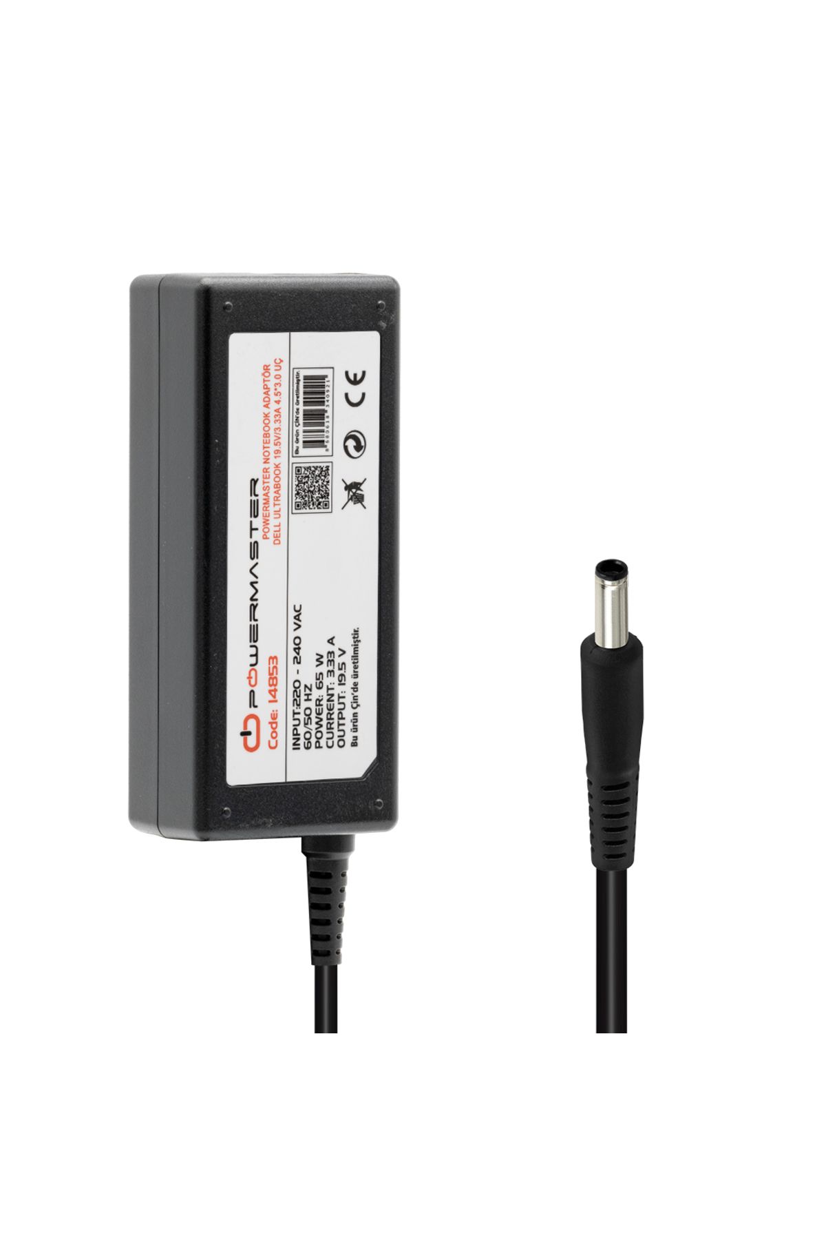 roztomily Pm-14853 19.5 Volt - 3.33 Amper 4.5*3.0 Mm Uçlu Adaptör (Dell Ultrabook Notebook)