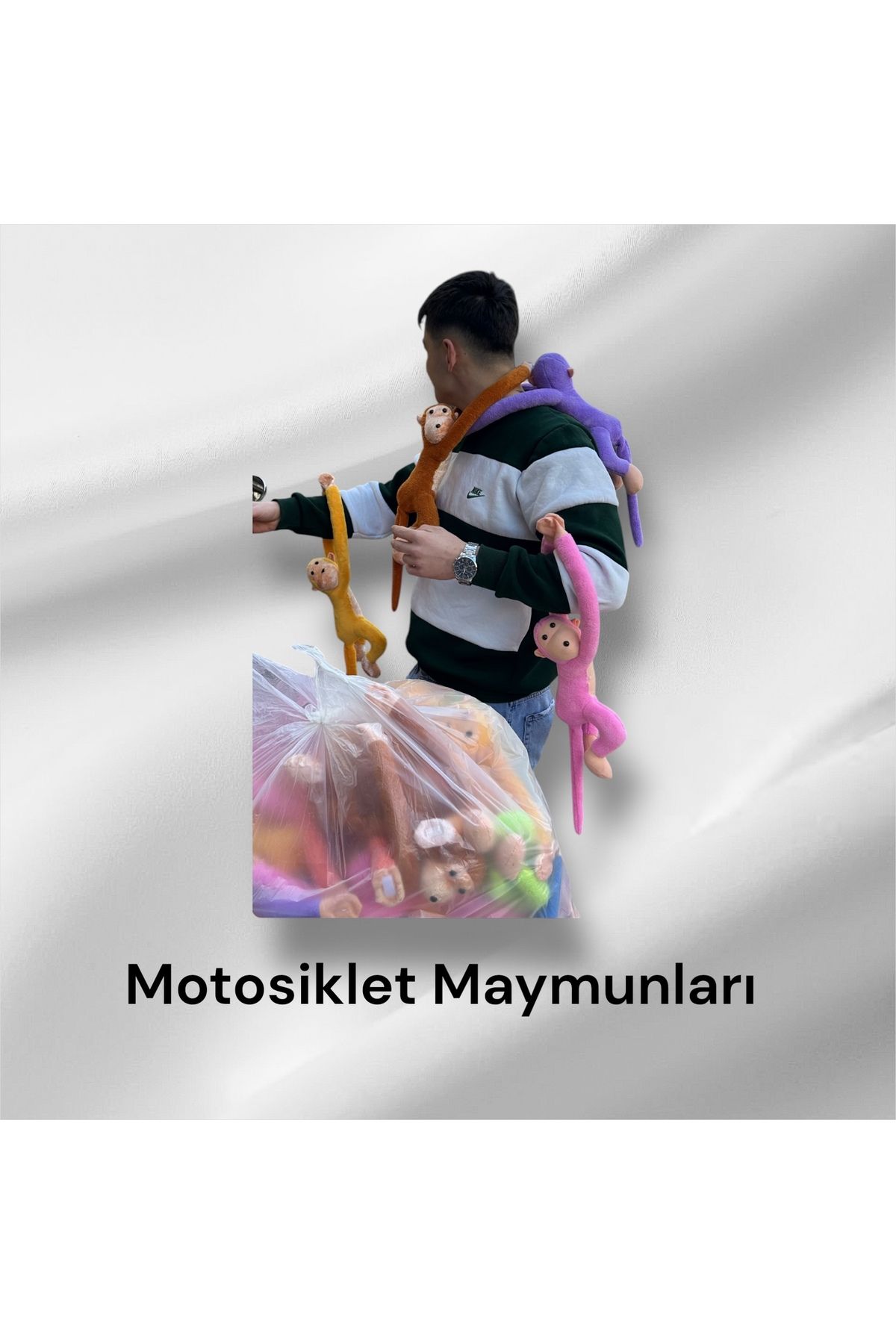 OKYANUSMOTO Motosiklet Maymun Oyucakları