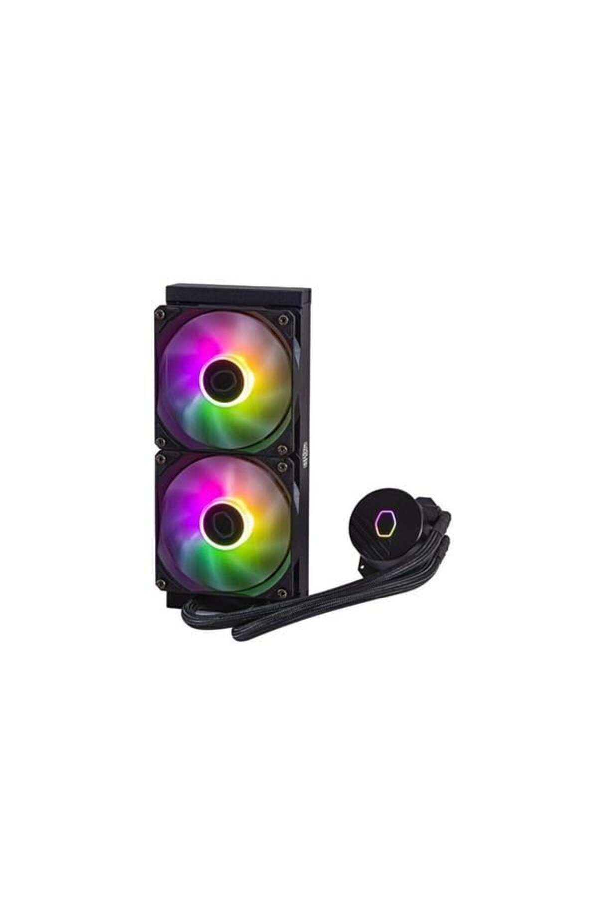 Hızlı Stok COOLERMASTER 240MM CORE 240L SPECTRUM ARGB AM5-1700P SIVI SOĞUTMALI İŞLEMCİ FANI