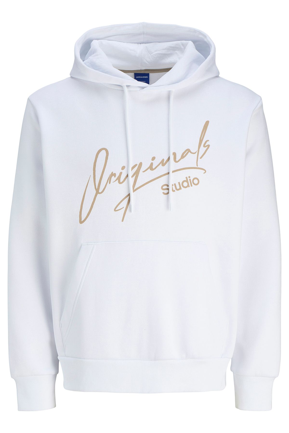 Jack & Jones Originals Jorsignature Pamuklu Relaxed Fit Kapüşonlu Baskılı Sweat Erkek SWEAT 12281990