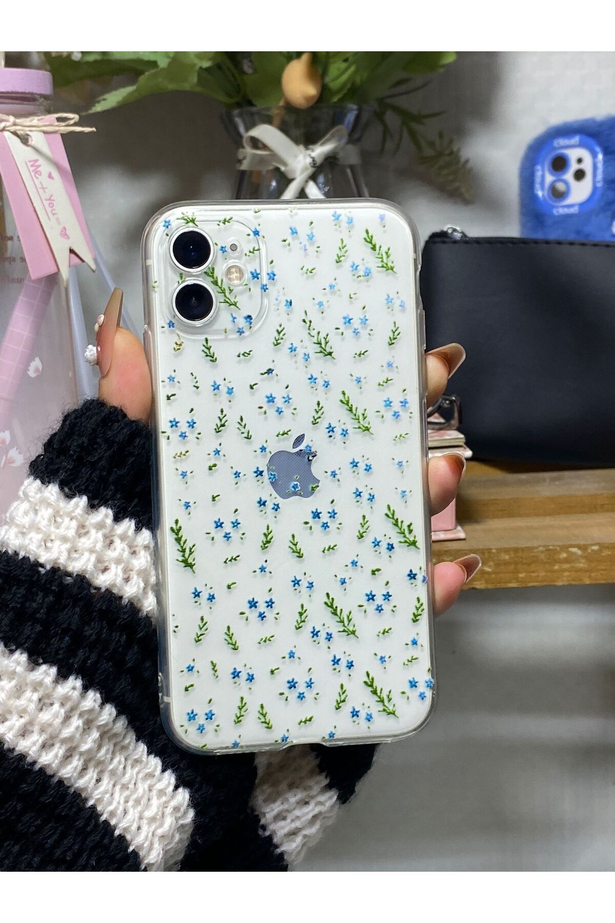 Bubble Case İphone 11 Uyumlu Şeffaf Baskılı Kılıf