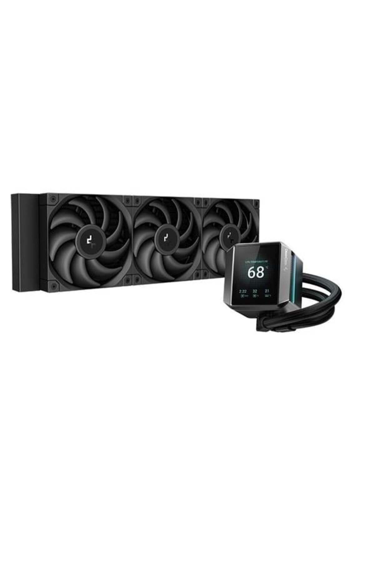 Hızlı Stok DEEPCOOL 360MM MYSTIQUE360 LCD EKRANLI ARGB AM5-1700P SIVI SOĞUTMALI İŞLEMCİ FANI