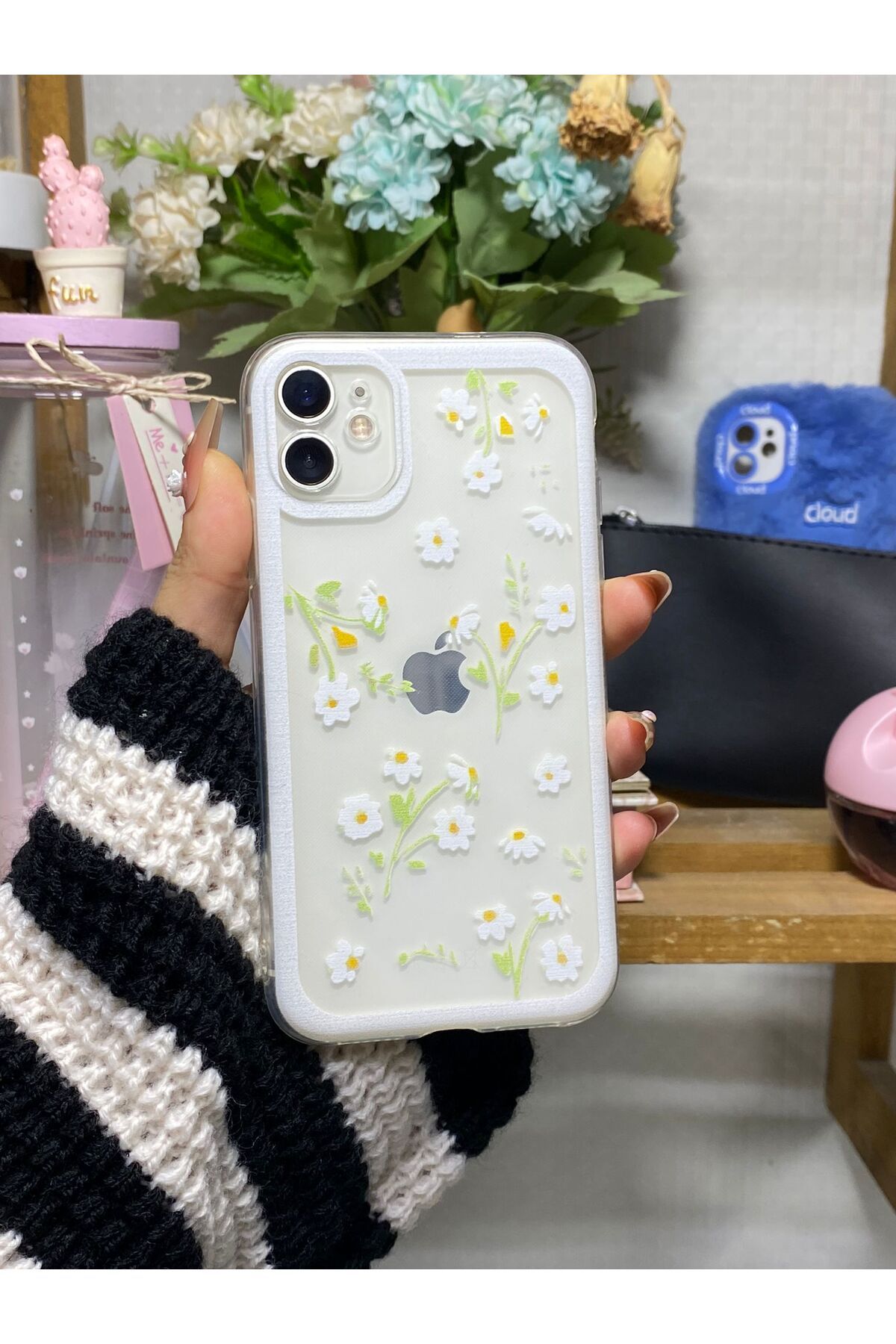 Bubble Case İphone 11 Uyumlu Şeffaf Baskılı Kılıf