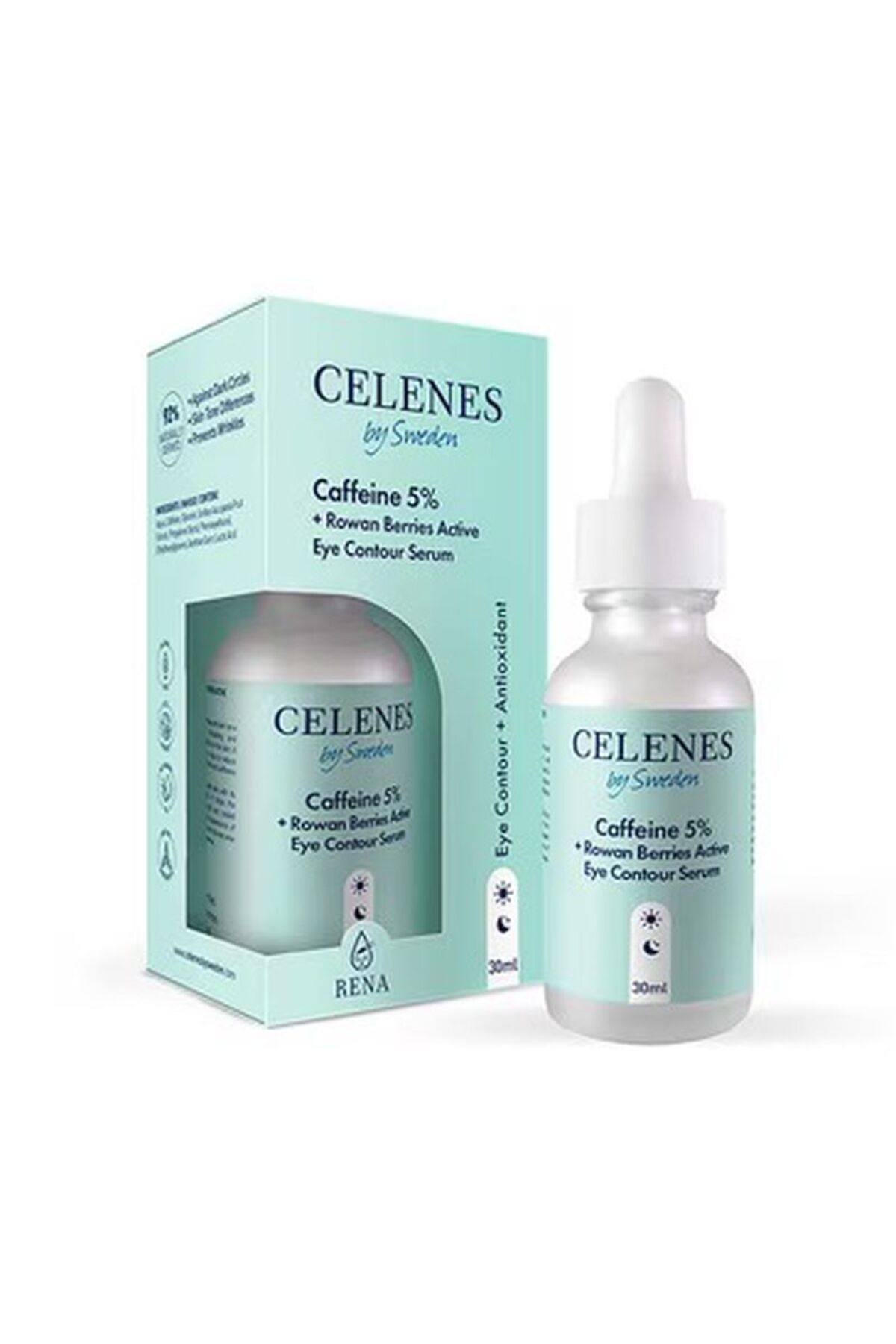 Celenes Caffeine %5 + Rowan Berries Serum 30 ml