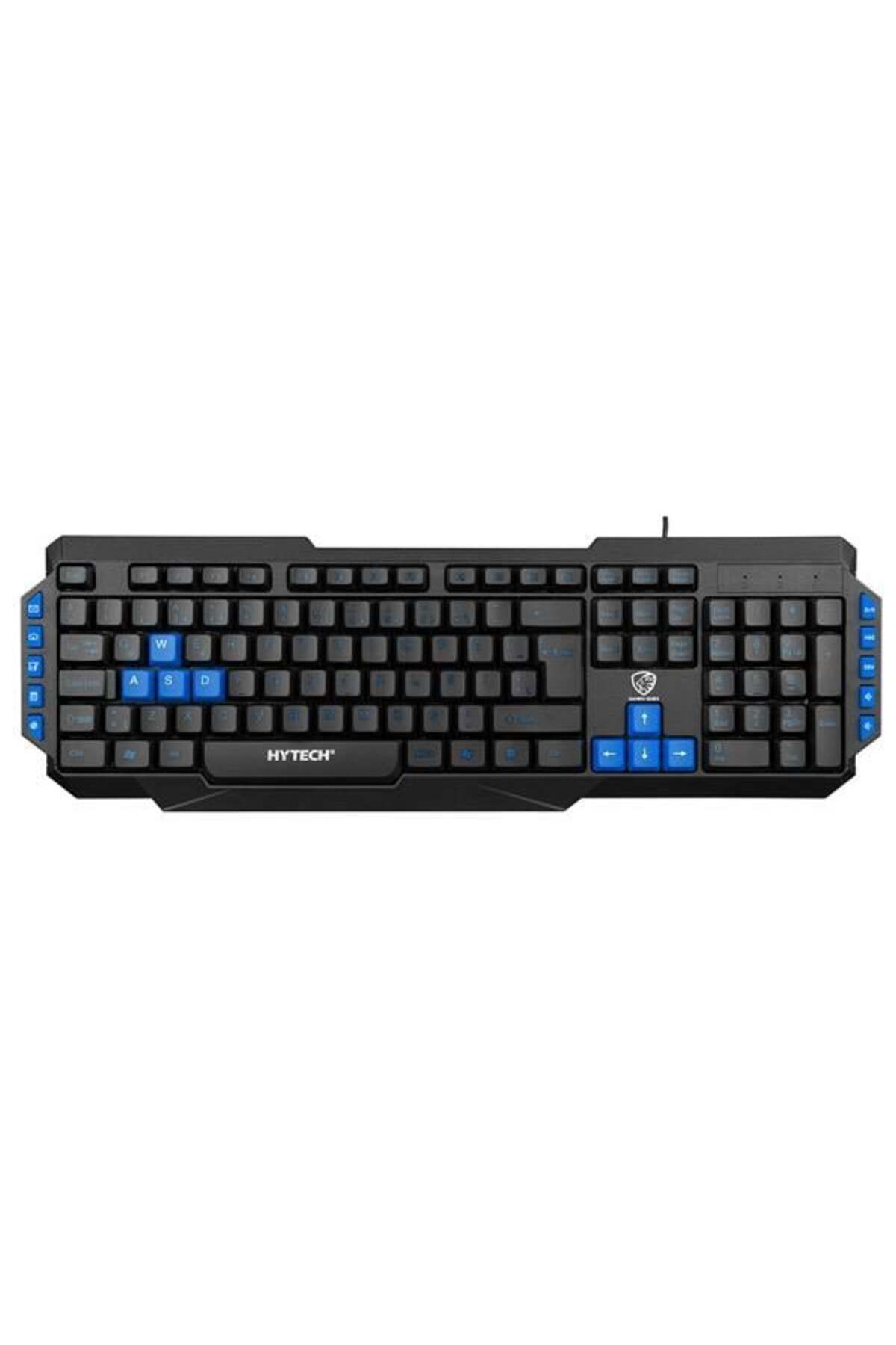 Hytech HYK-46 GAMY Siyah USB Mavi Tuşlu Q Gaming Oyuncu Klavyesi