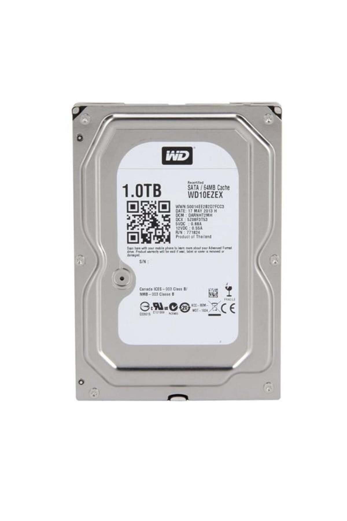 WESTERN DIGITAL WD 3.5" 1TB Blue WD10EZEX 7200 RPM 64MB SATA-3 PC Diski