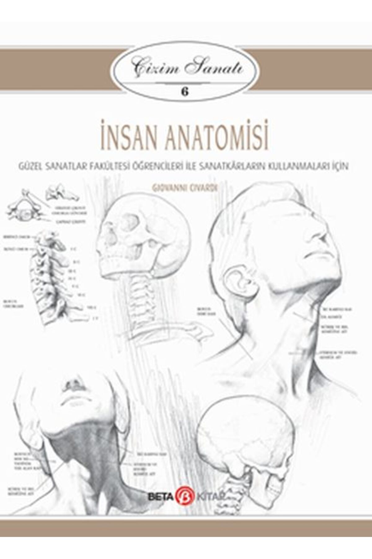 Destek Yayınları Çizim Sanatı Serisi 6 - İnsan Anatomisi