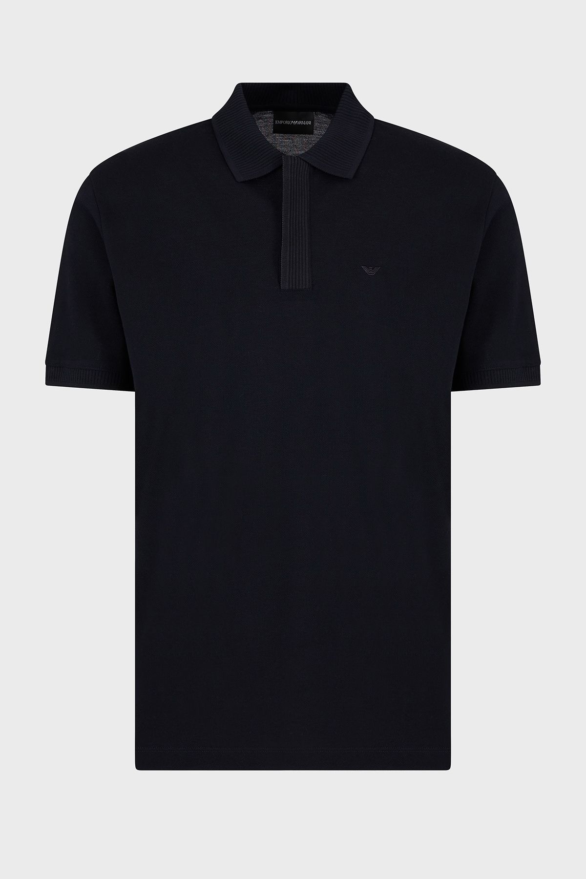 Emporio Armani % 100 Pamuk Gizli Düğmeli Polo Yaka T Shirt Erkek POLO YAKA T SHİRT EM000850 AF12955