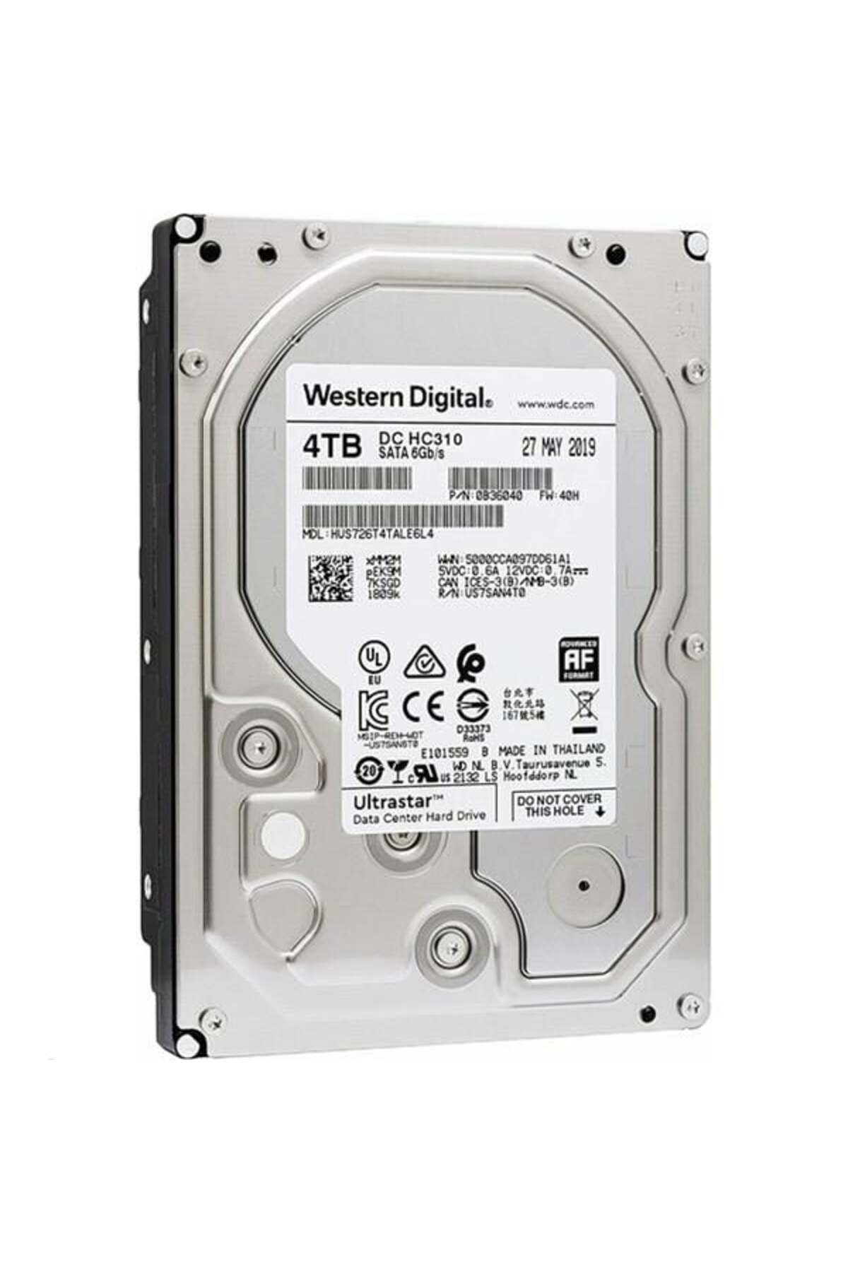 WESTERN DIGITAL WD 4TB ULTRASTAR DC HC310 0B35950 256MB 7200RPM ENTERPRISE NAS-GÜVENLİK DİSKİ