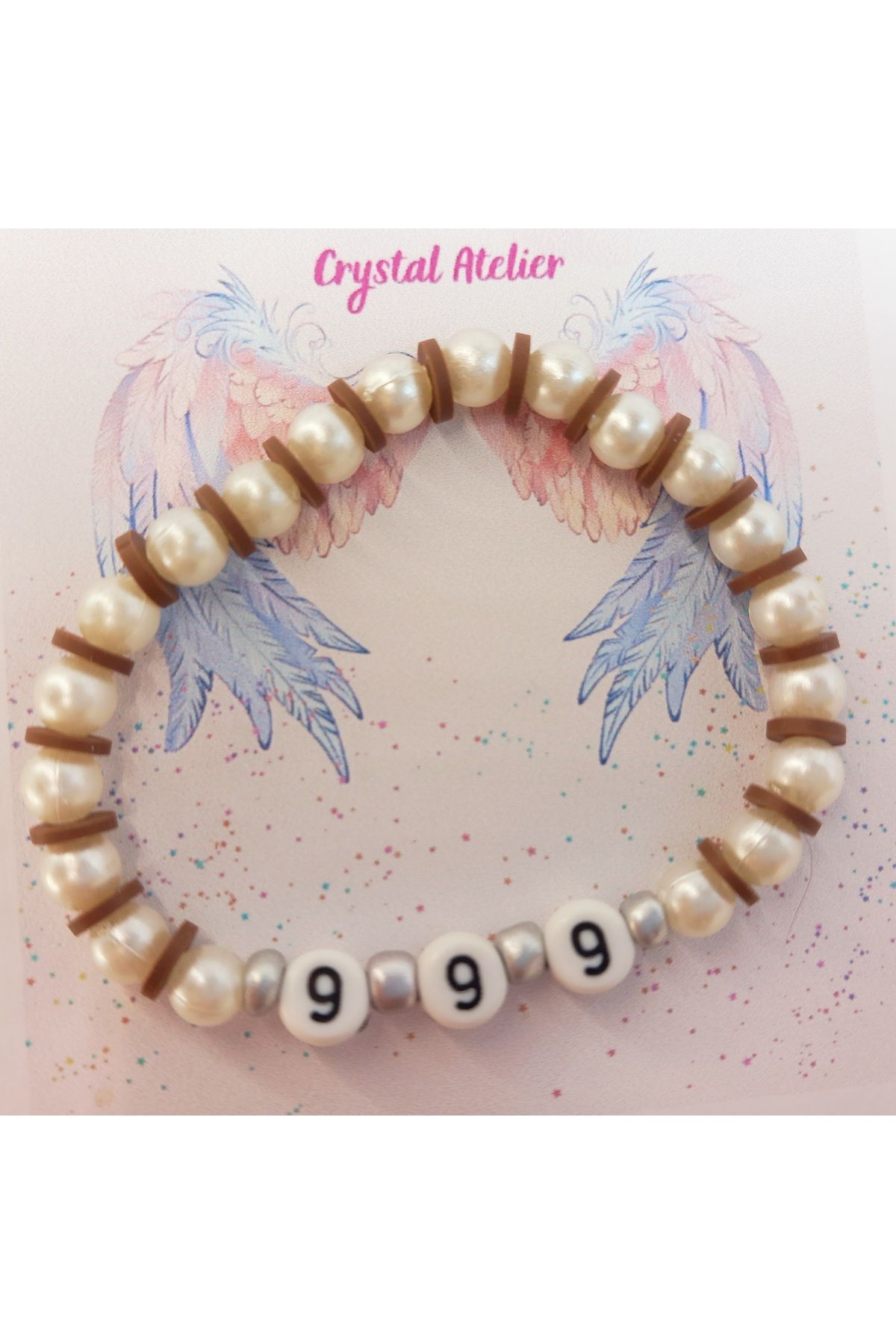 Crystal Atelier 999 Melek Sayılı Bileklik