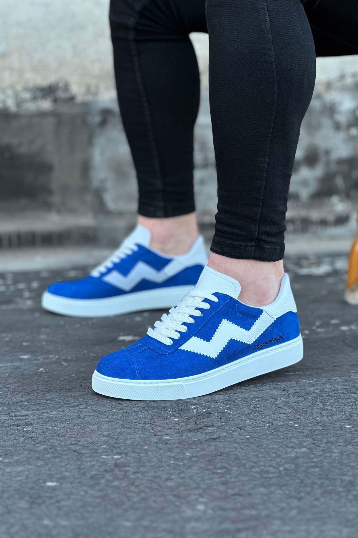35AVM WG160 Mavi Erkek Casual Ayakkabı