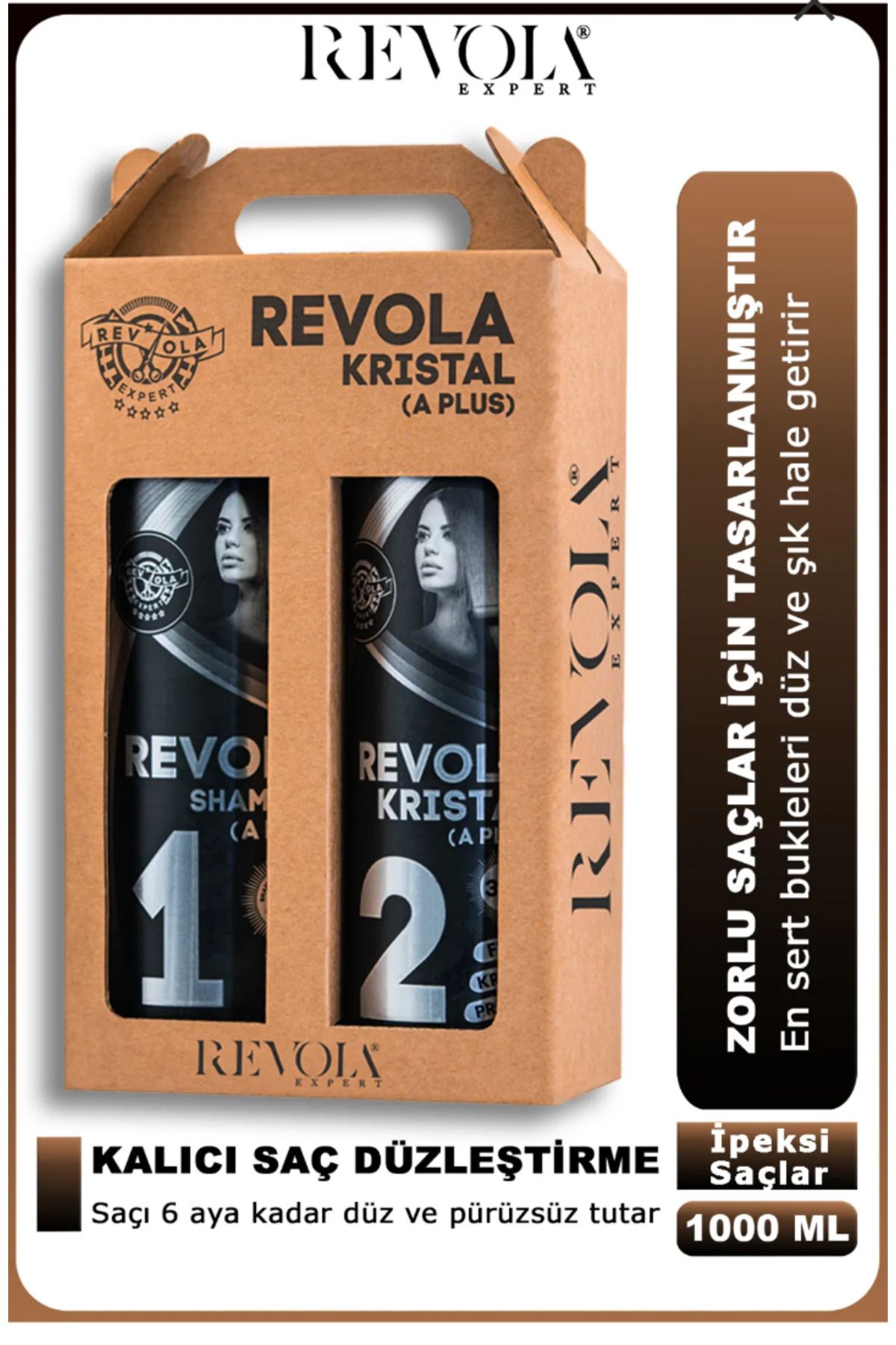 Revaih Revola Keratin Set 1000ml Kalıcı Fön Brezilya Fön