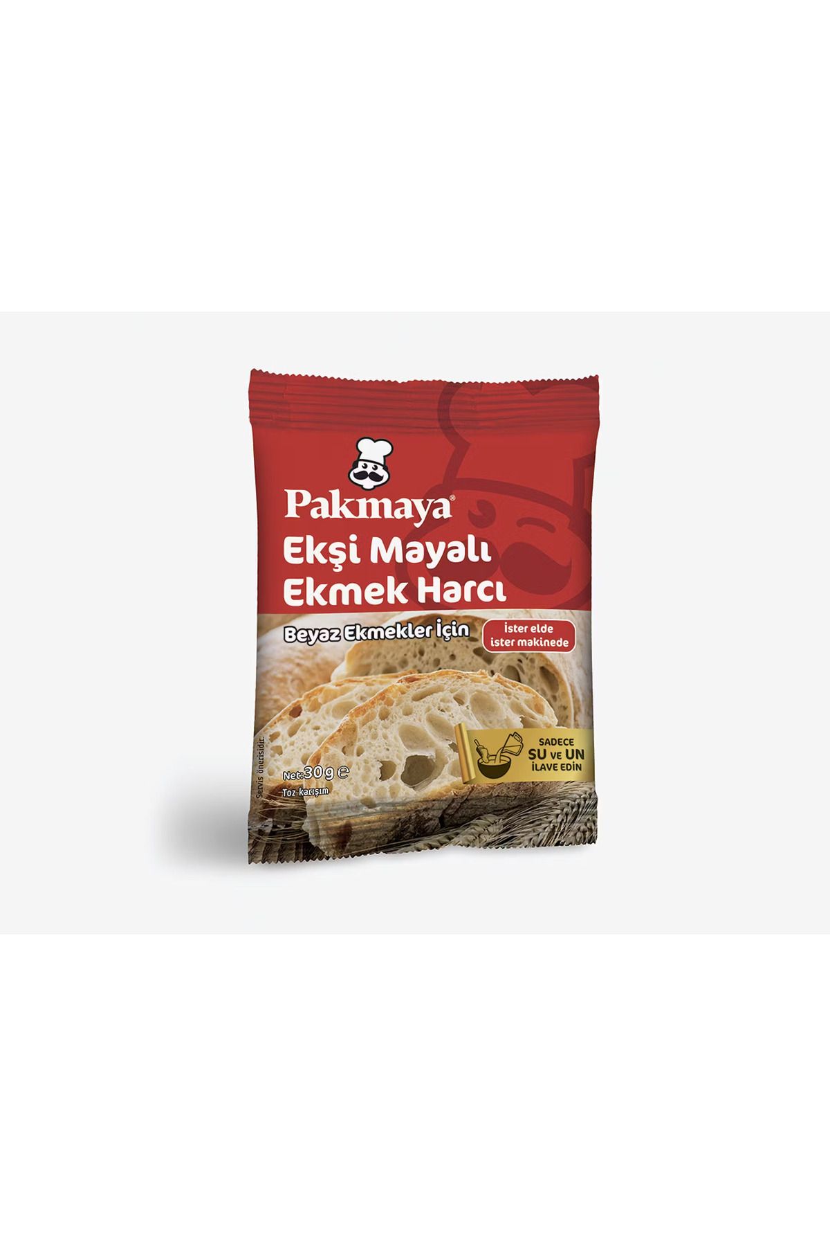 Pakmaya Ekşi Mayalı Beyaz Ekmek Harcı 30 gr x 6 Adet