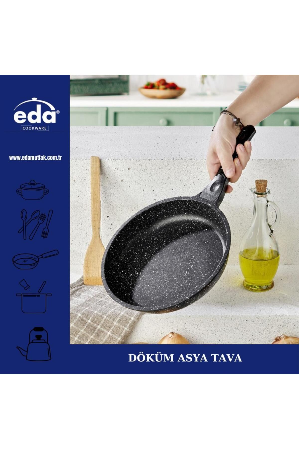 Eda-ZK-007 CAST GRANITE 7 PIECE Cookware Set 4
