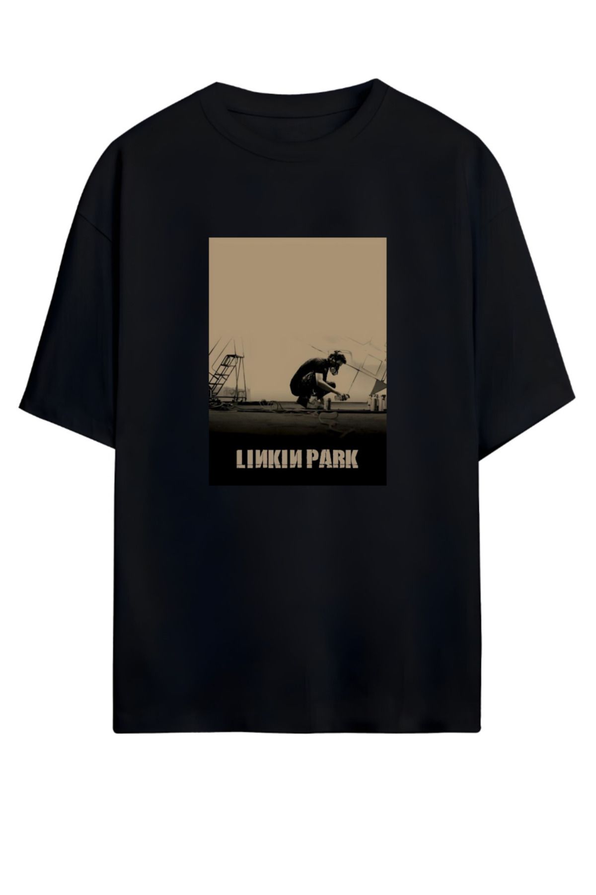 MAGORS LINKIN PARKTASARIMLI YÜKSEK BASKI KALİTELİ UNISEX YENİ SEZON OVERSIZE PAMUKLU  T-SHIRT