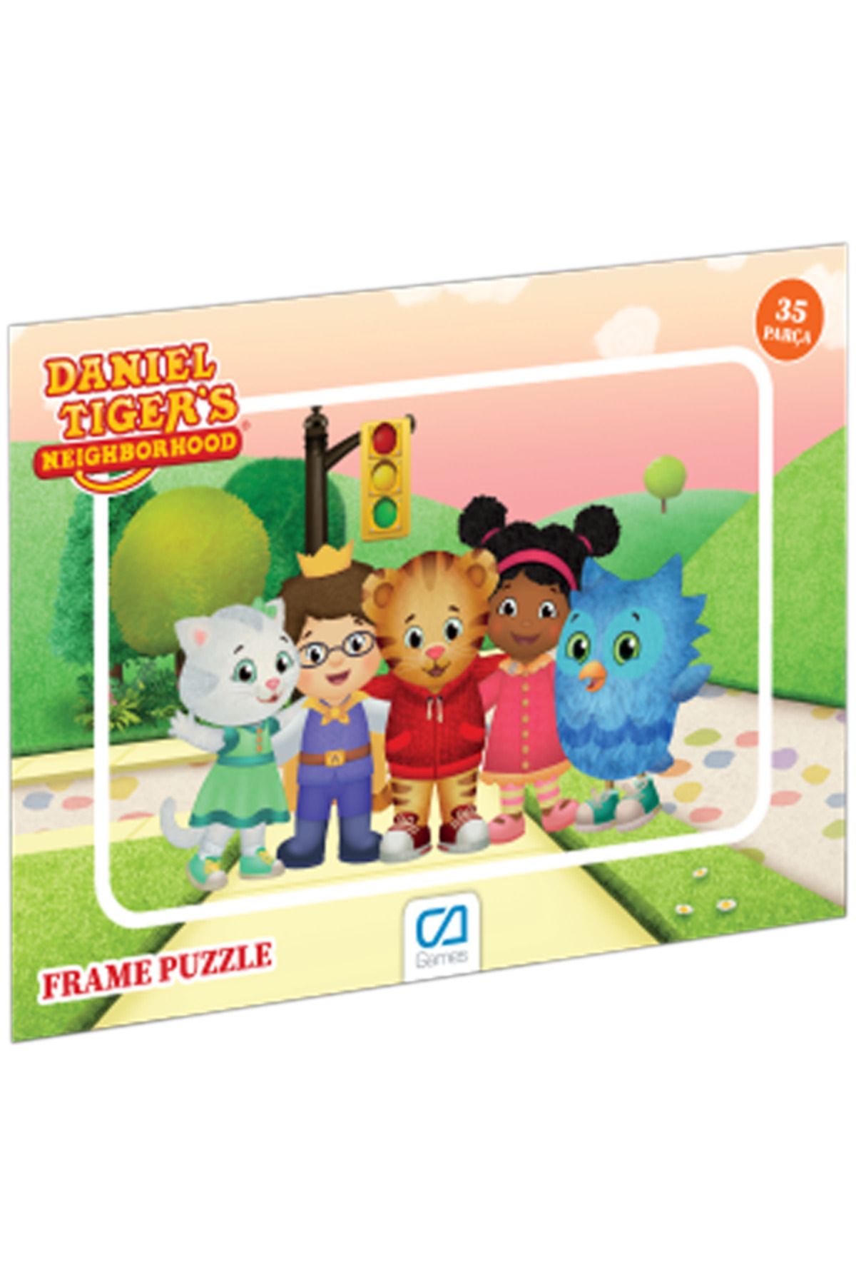 CA Games C&A Games Daniel Tigers-2 Lisanslı 35 Parça Frame Puzzle