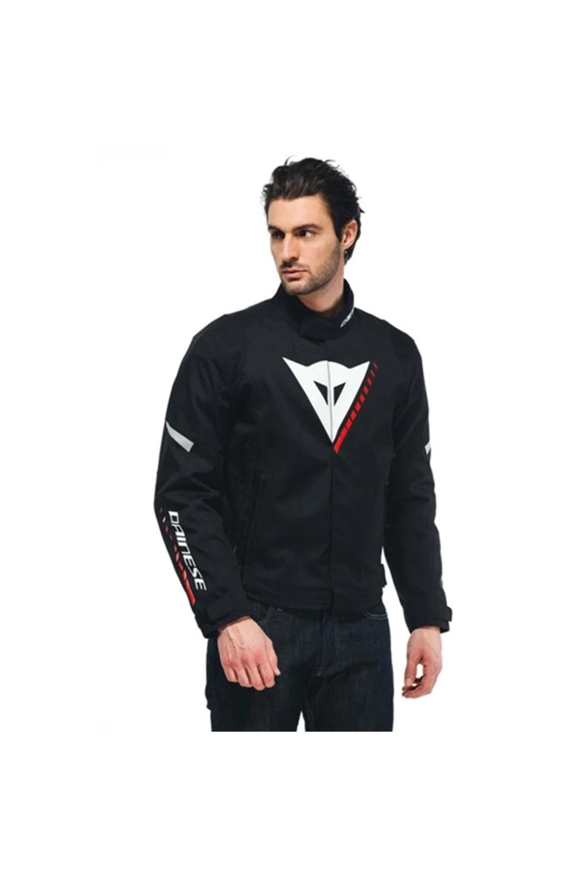 Dainese Veloce D-dry Black Whıte Lava-red