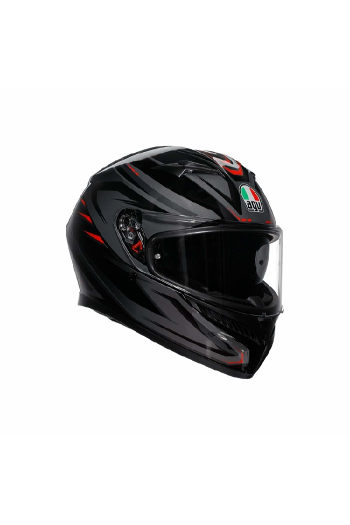 AGV Kask/k3 Mplk Syth Black Red Configuration