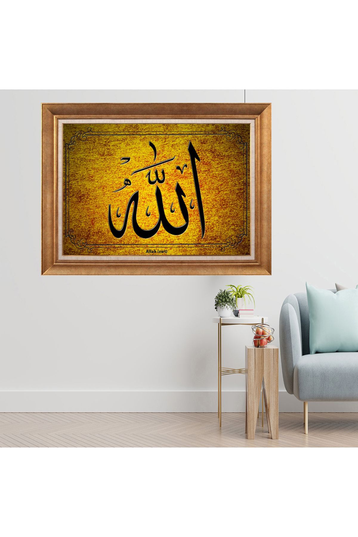 giyense ÖZEL TASARIM ÇERÇEVELİ PASPARTULU TABLO J1722
