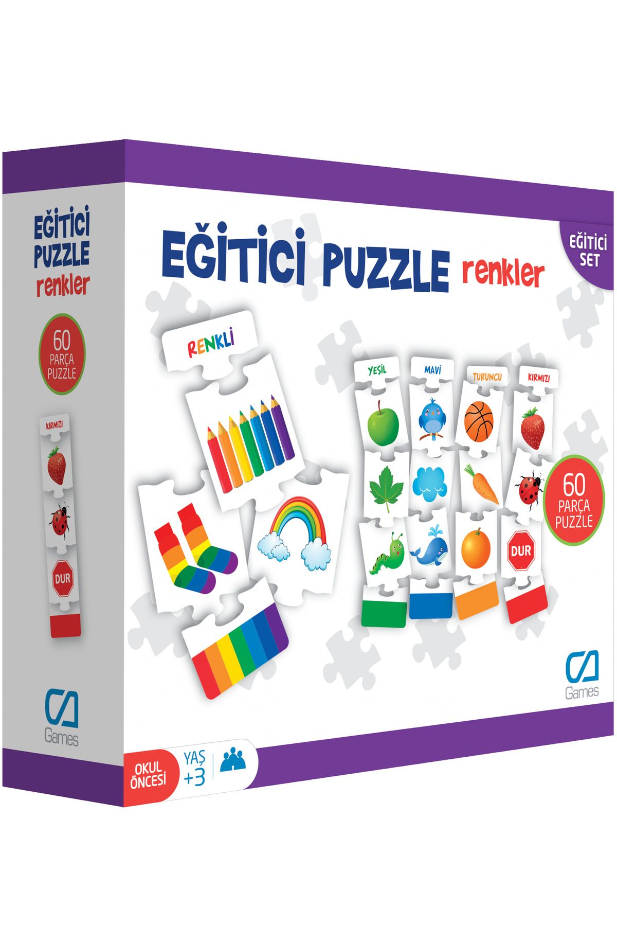 CA Games C&A Games Eğitici Puzzle Renkler 36 Parça