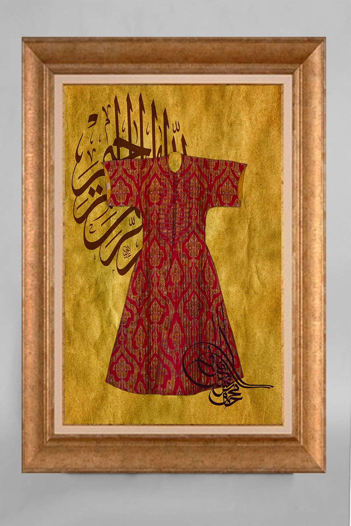 giyense ÖZEL TASARIM ÇERÇEVELİ PASPARTULU TABLO V1175