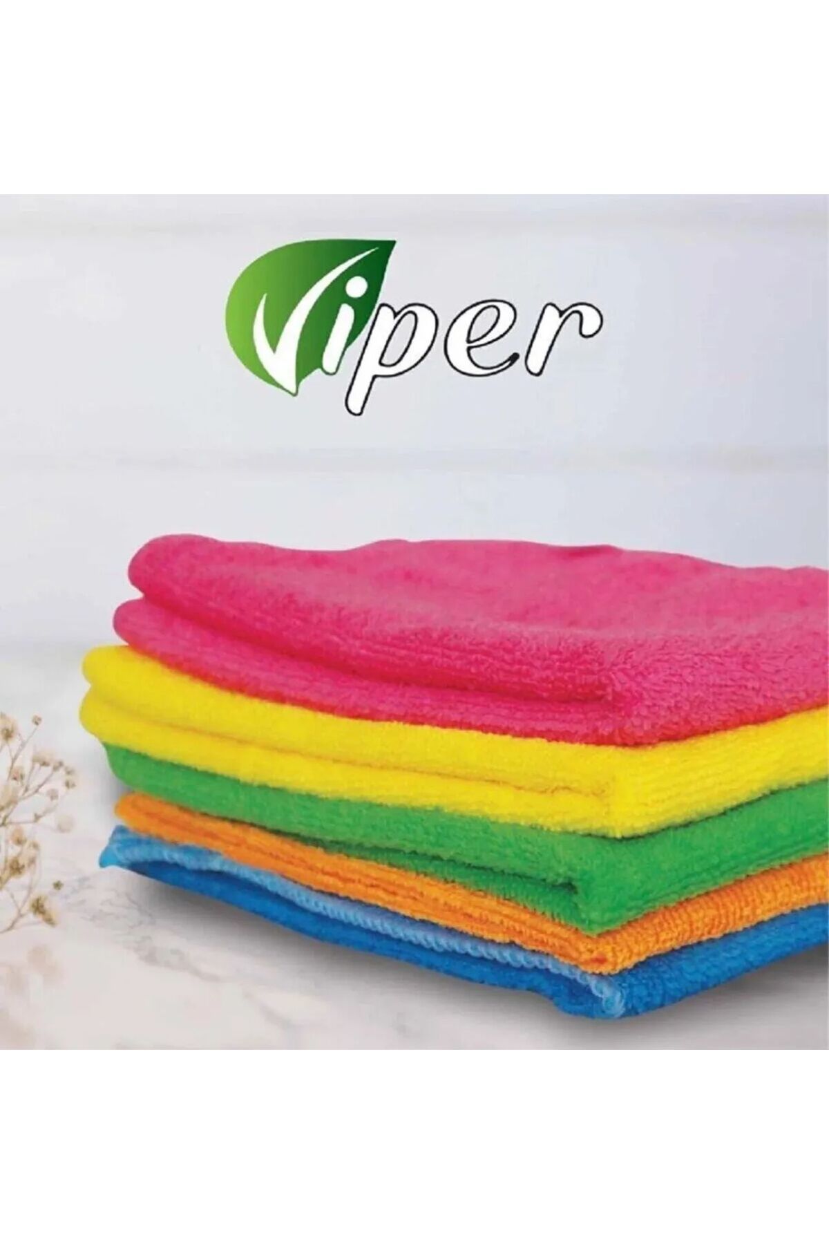 VİPER MİKROFİBER 40 GR TEMİZLİK BEZİ 40X40 (80ADET) SARI