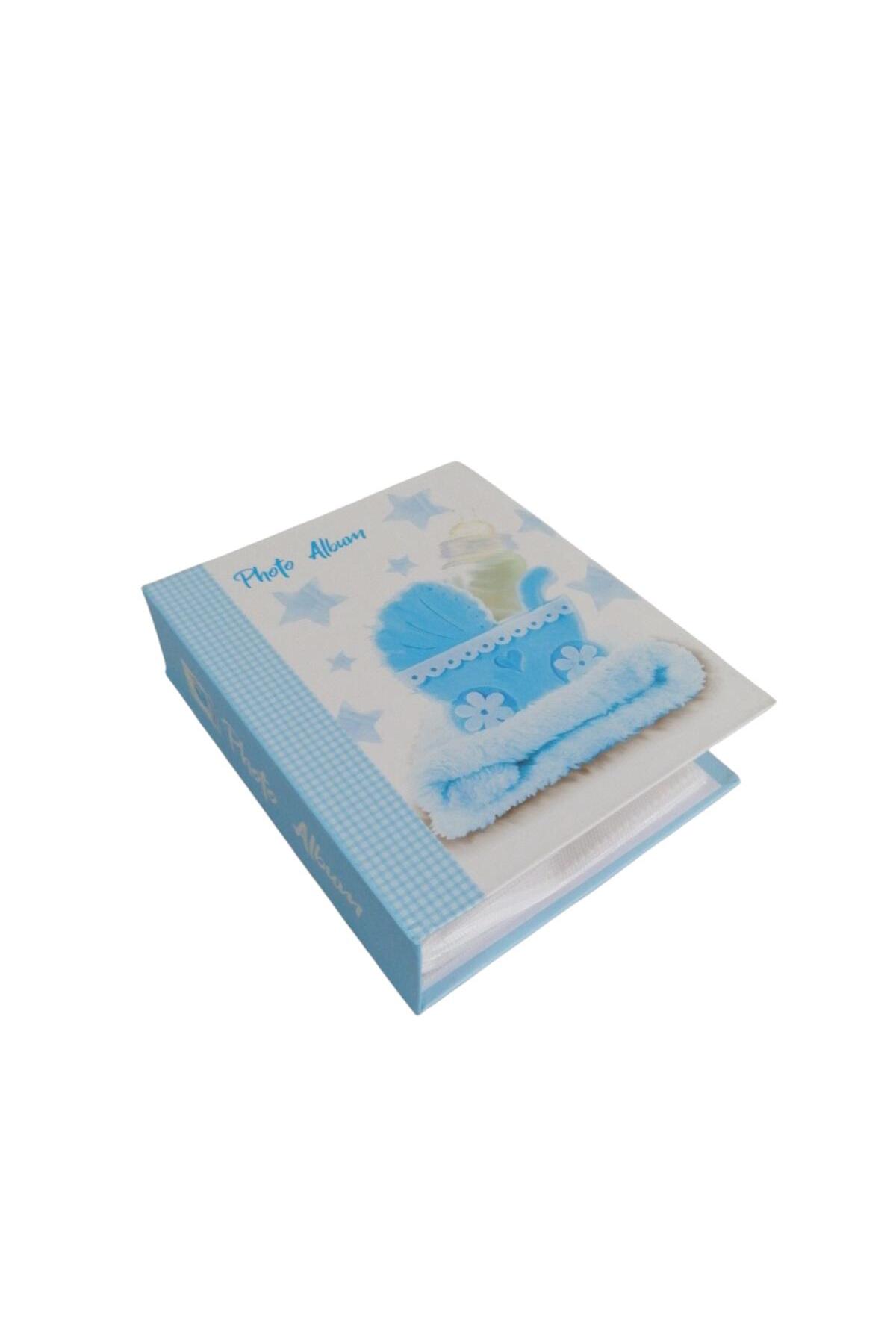 mutlu adım Bebek Fotoğraf Albümü 13x17cm Mavi Pusetli fotoğrafı 2 (önizleme)