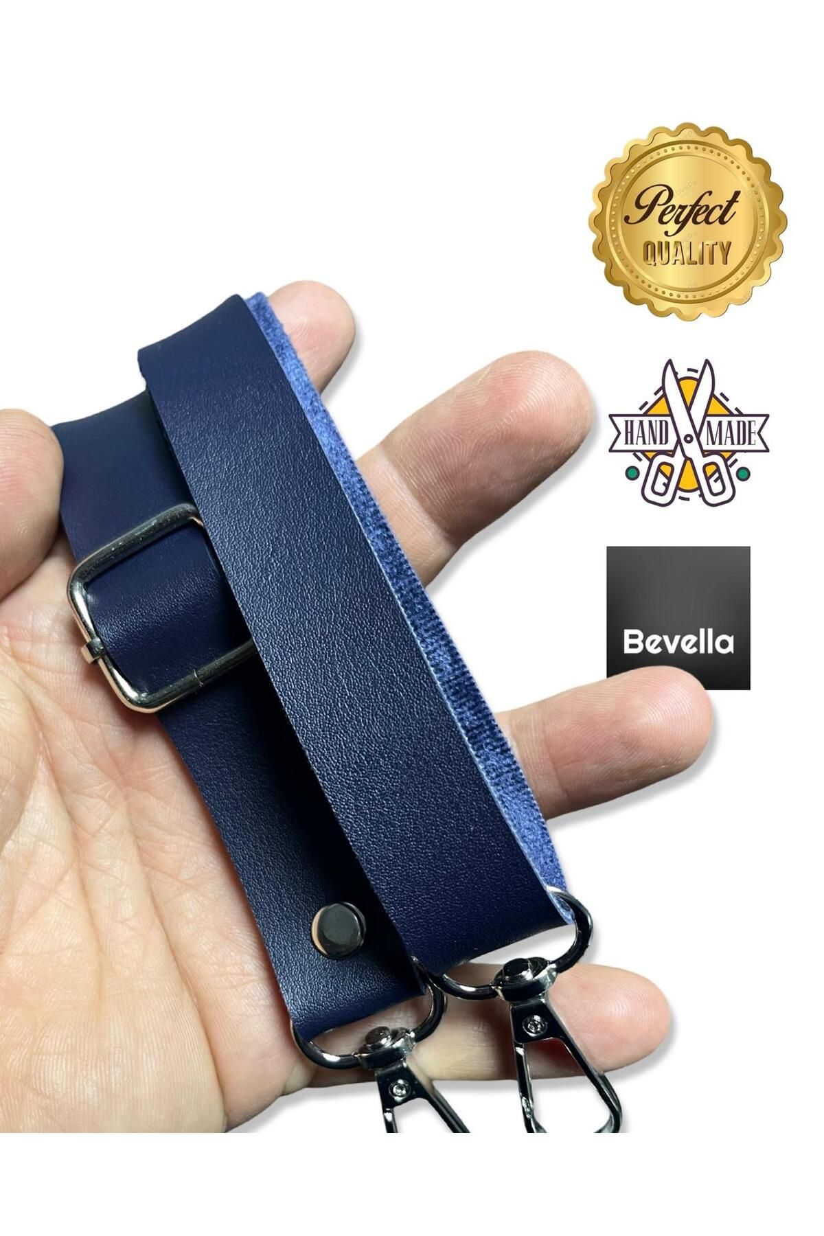 Bevella Trend Kancalı Deri Çanta Askısı & Aksesuarı - ( 2cm en x 140cm boy )