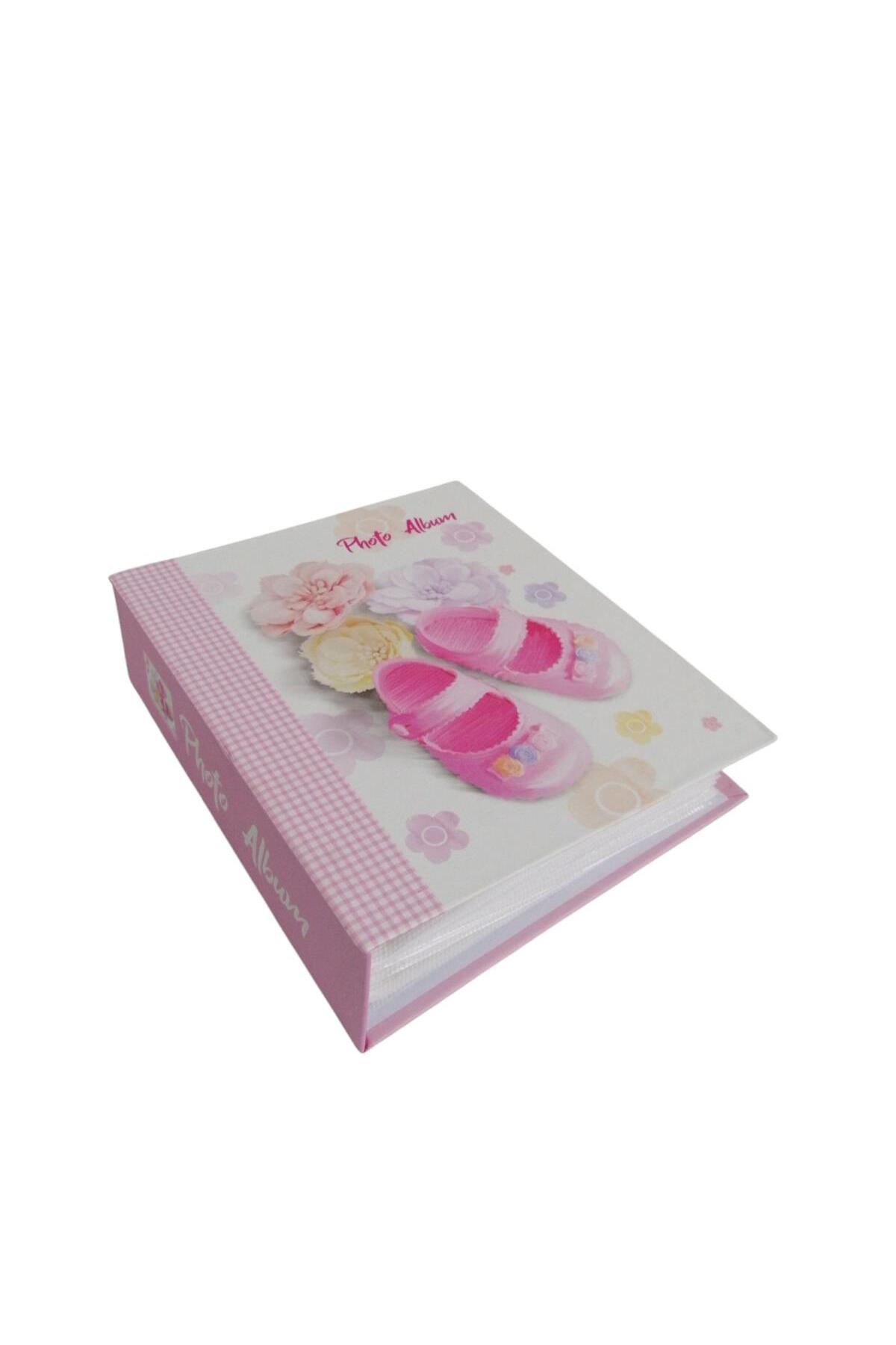 mutlu adım Bebek Fotoğraf Albümü 13x17cm Pembe Patikli fotoğrafı 2 (önizleme)